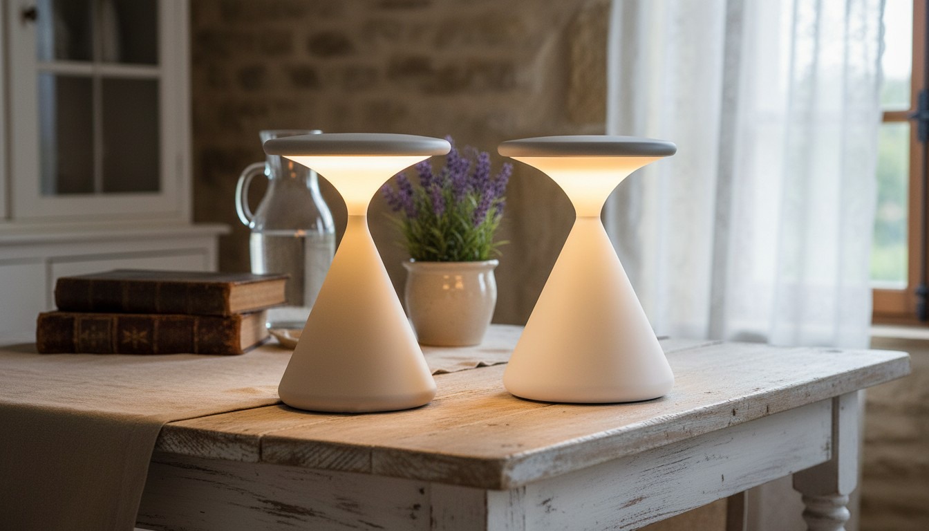 Options disponibles pour la lampe Salt Pepper