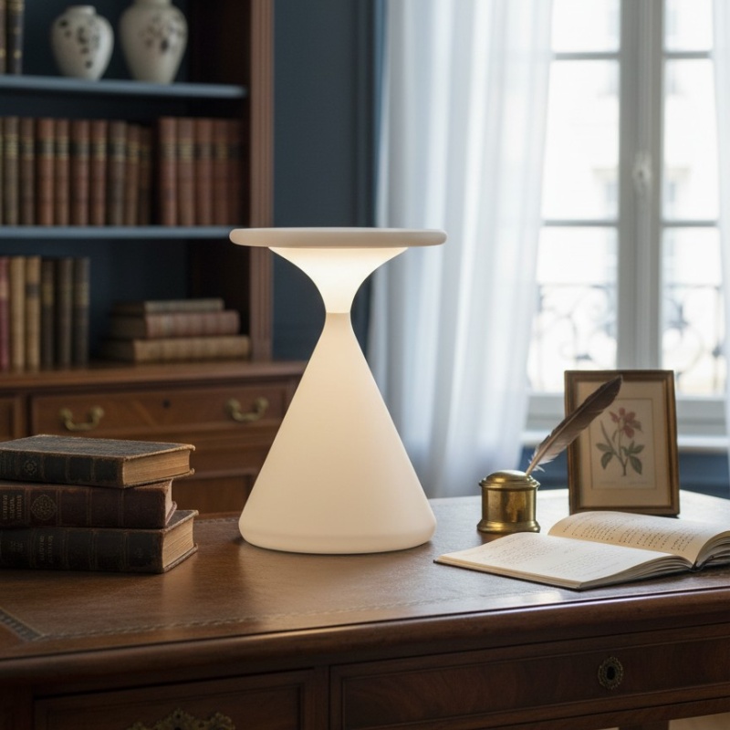 Lampe Salt Pepper sur un bureau
