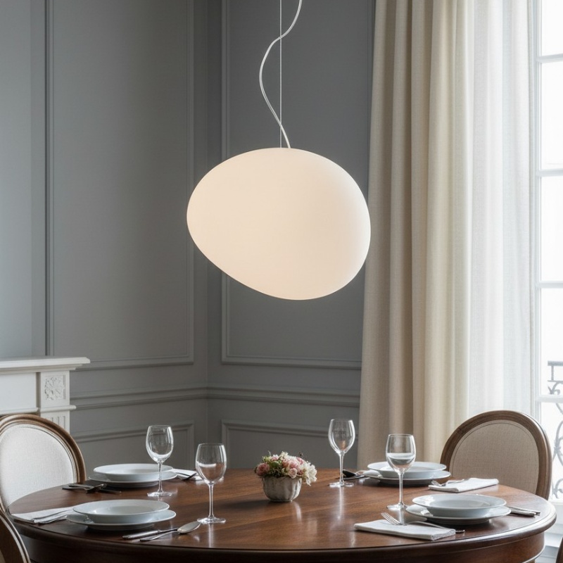 Suspension au-dessus d'une table
