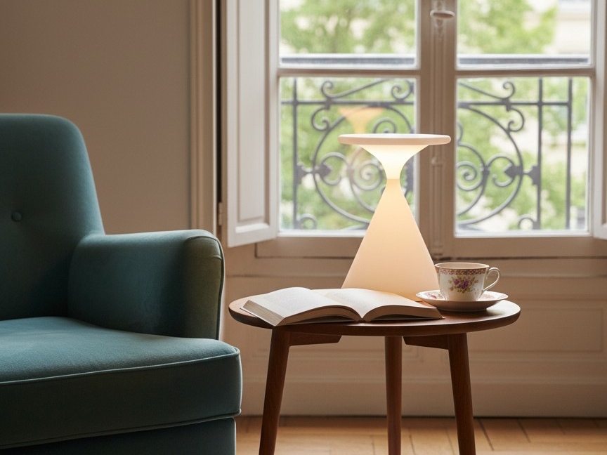 Lampe Salt Pepper près d'une fenêtre