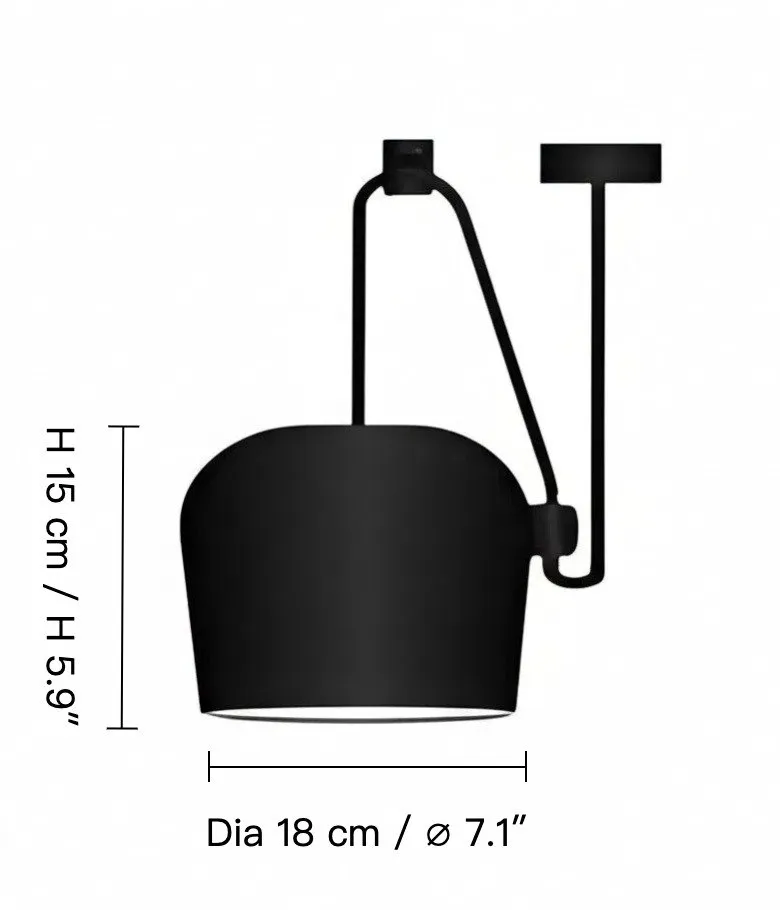 Schéma de la coupelle 18 cm, 15 cm de haut