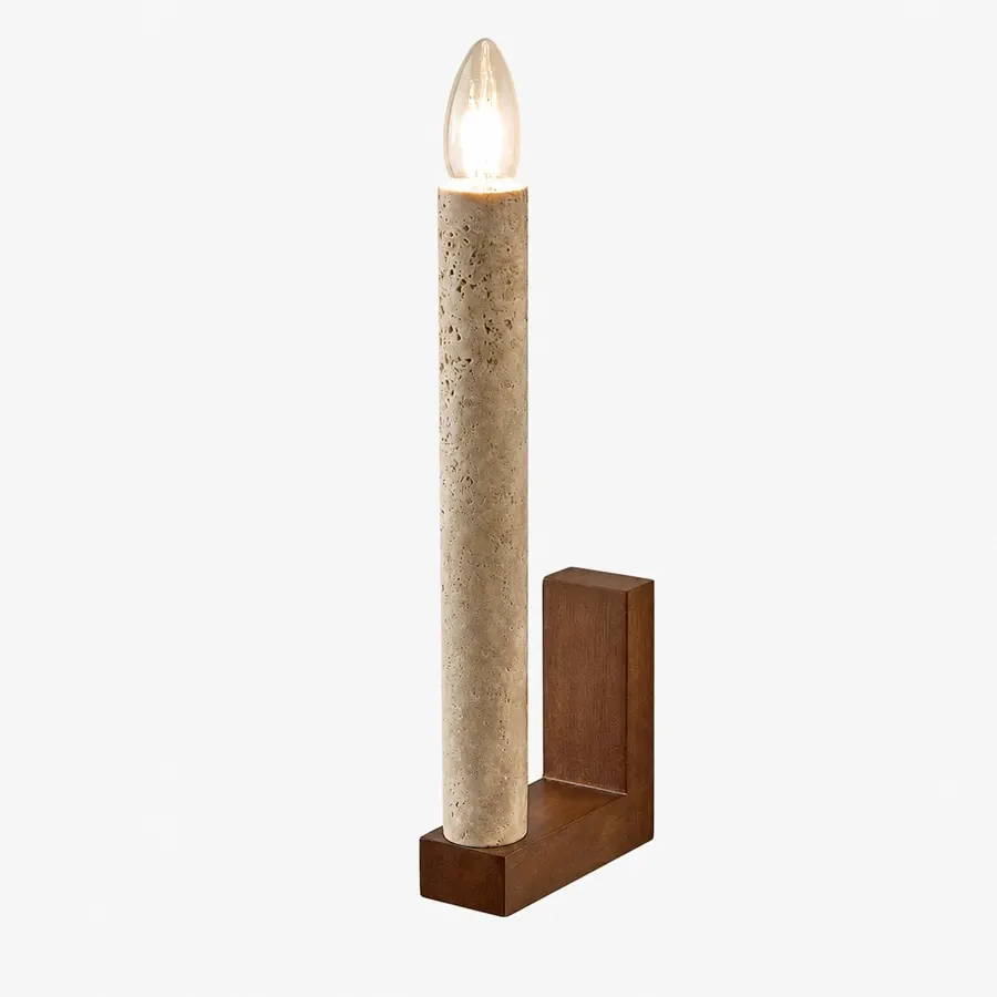 Aplique vela de piedra