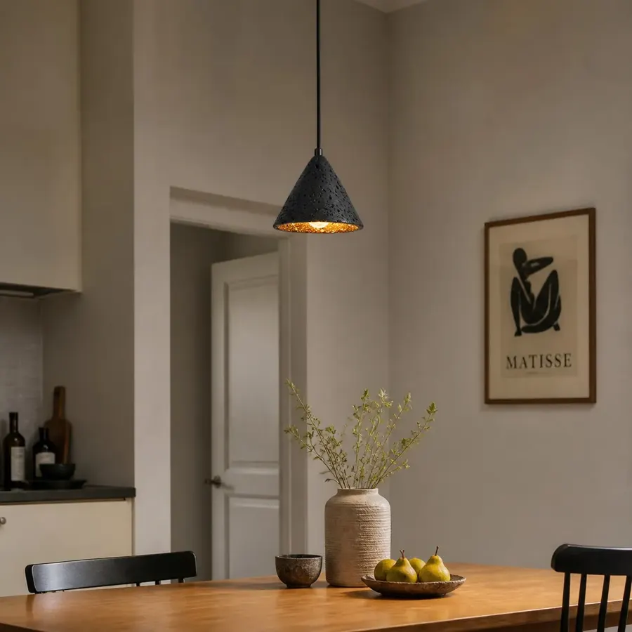 Colgante cono negro