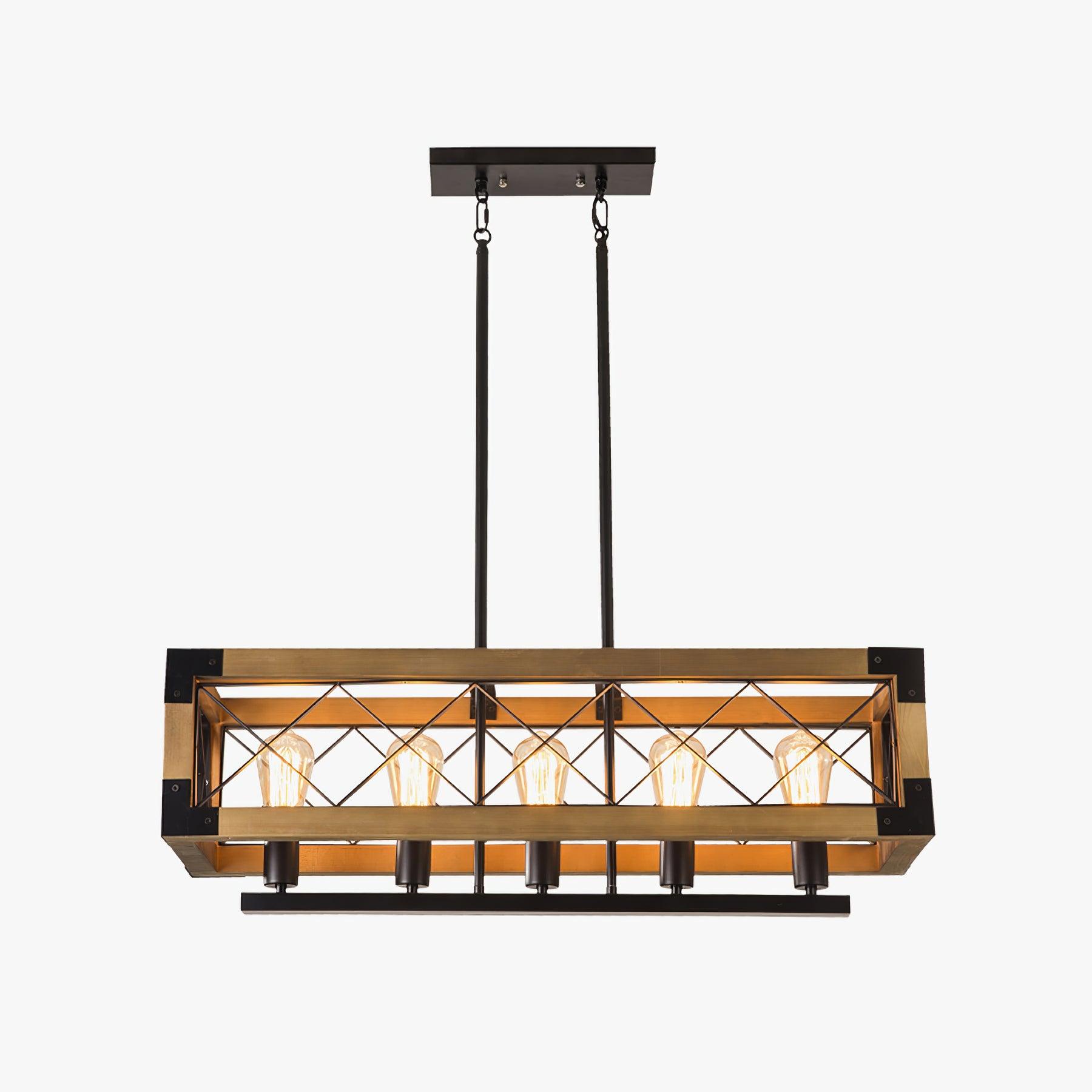 Kitchen Island Rectangle Chandelier - Vakkerlight