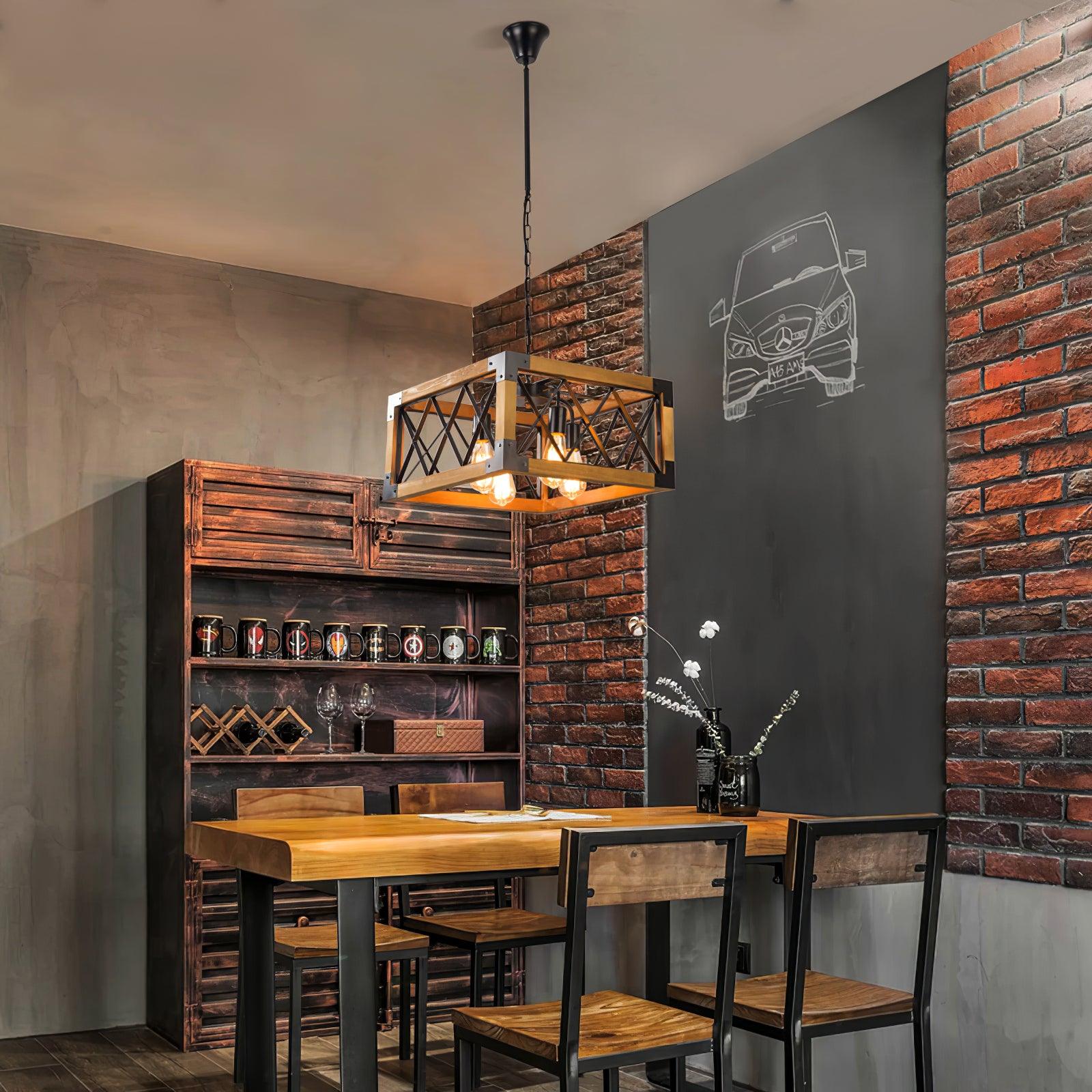Kitchen Island Rectangle Chandelier - Vakkerlight