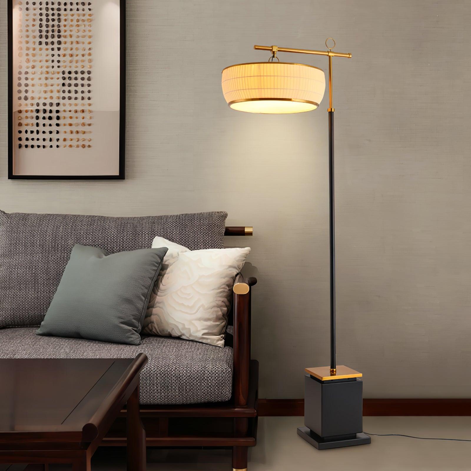 Hejun Fabric Floor Lamp - Vakkerlight