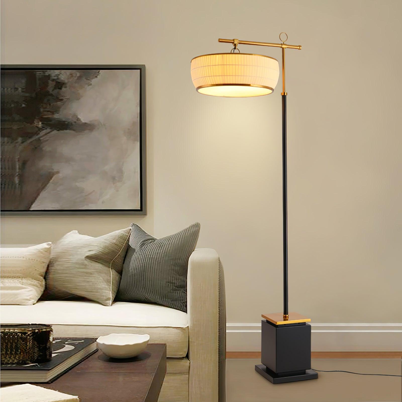 Hejun Fabric Floor Lamp - Vakkerlight