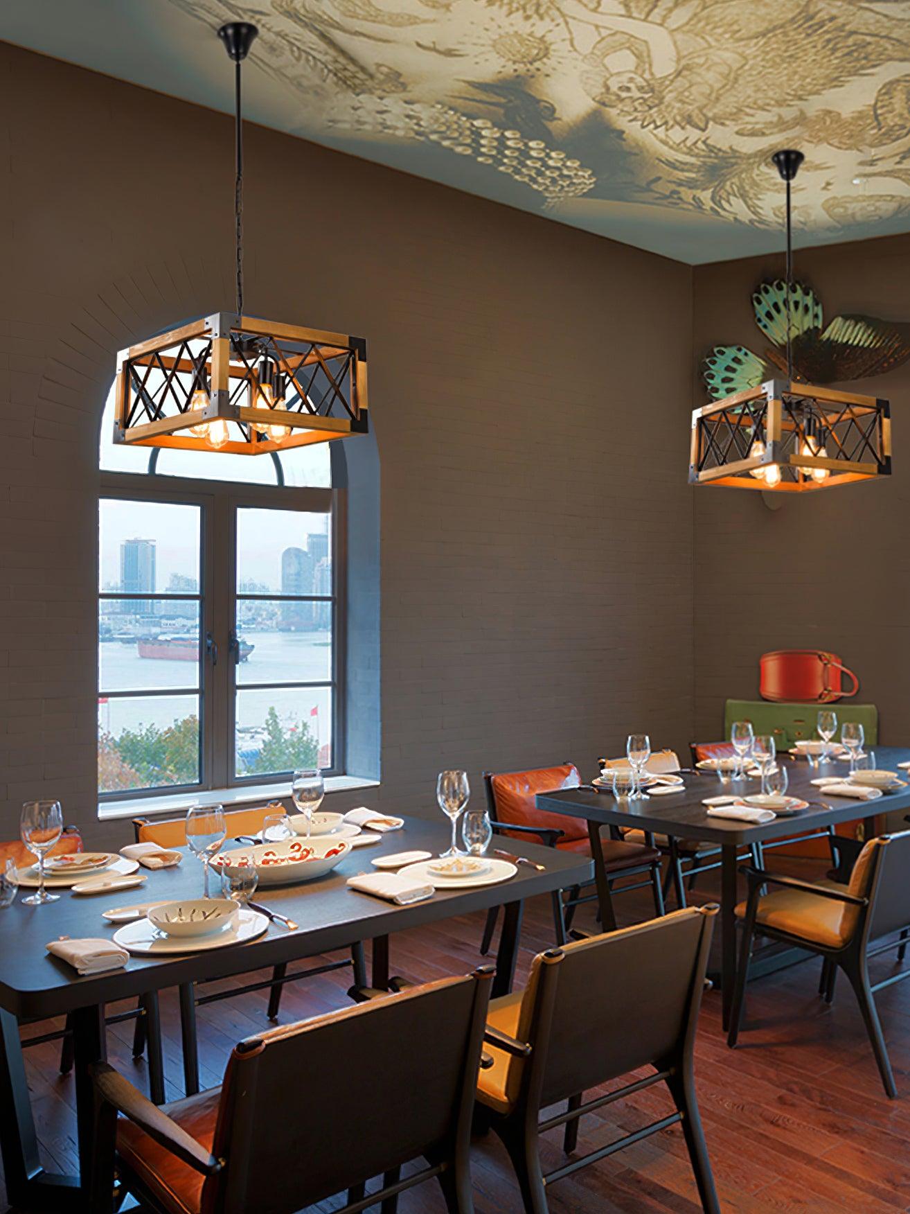 Kitchen Island Rectangle Chandelier - Vakkerlight