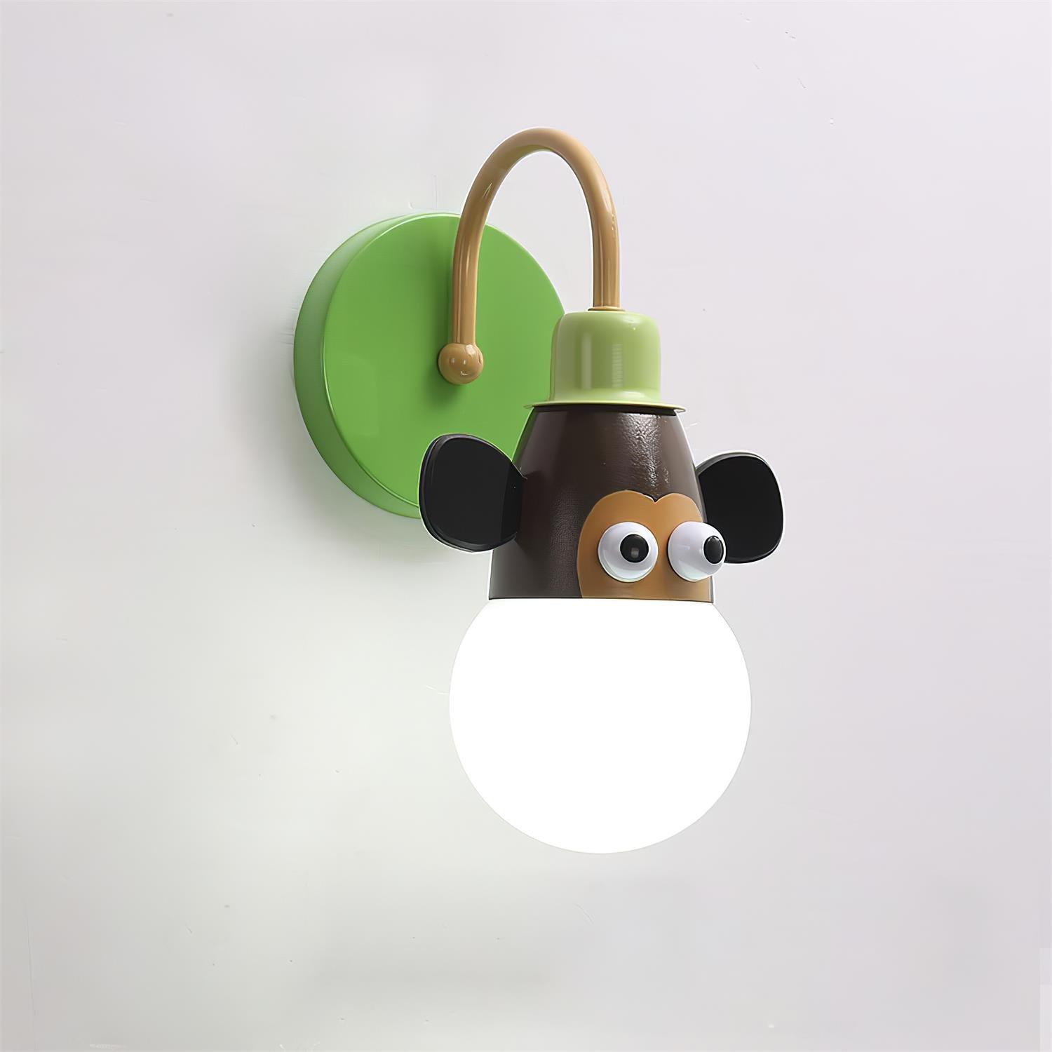 Cartoon Animal Kids Wall Lamp - Vakkerlight