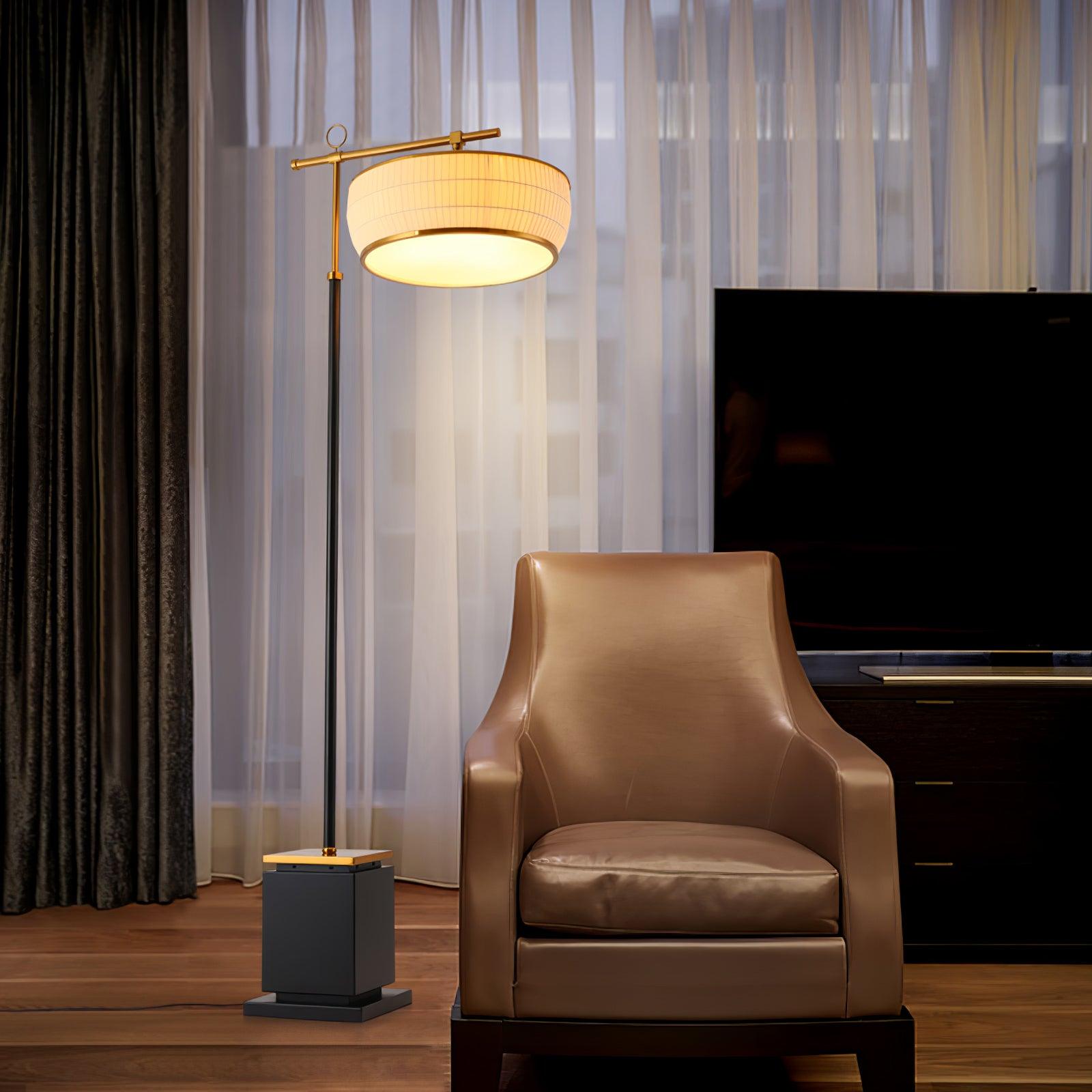 Hejun Fabric Floor Lamp - Vakkerlight