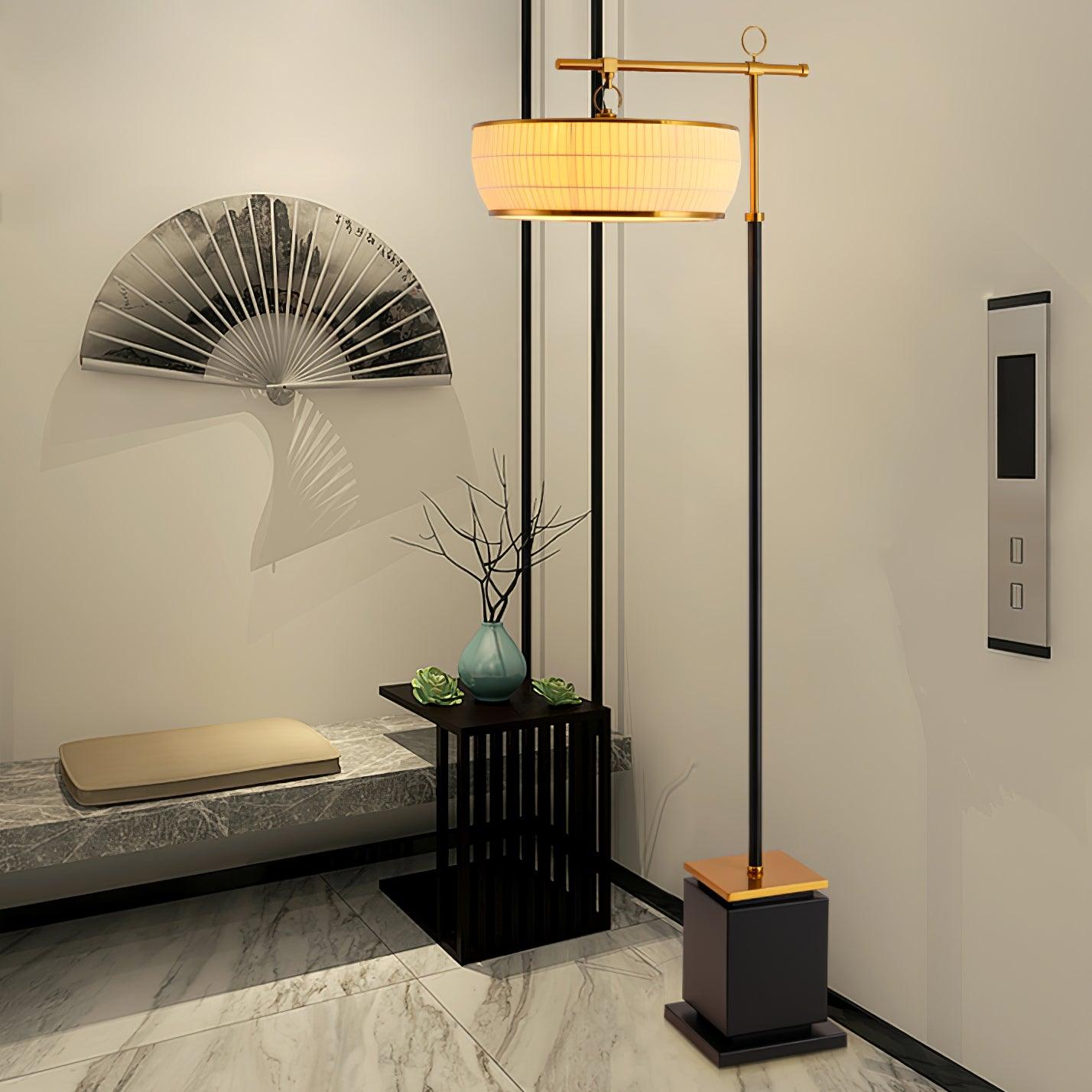 Hejun Fabric Floor Lamp - Vakkerlight