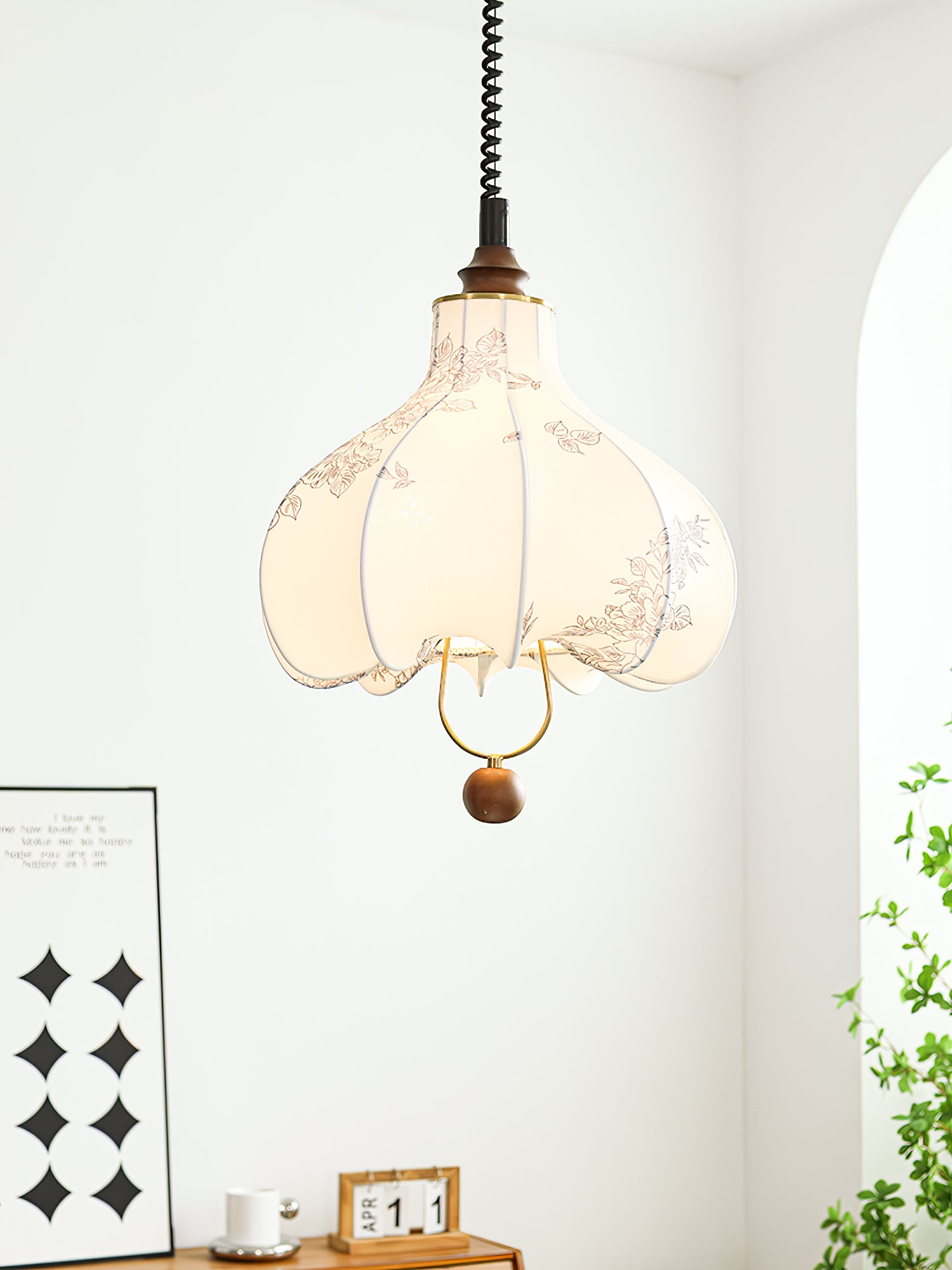 Pear Fabric Pendant Lamp - Vakkerlight