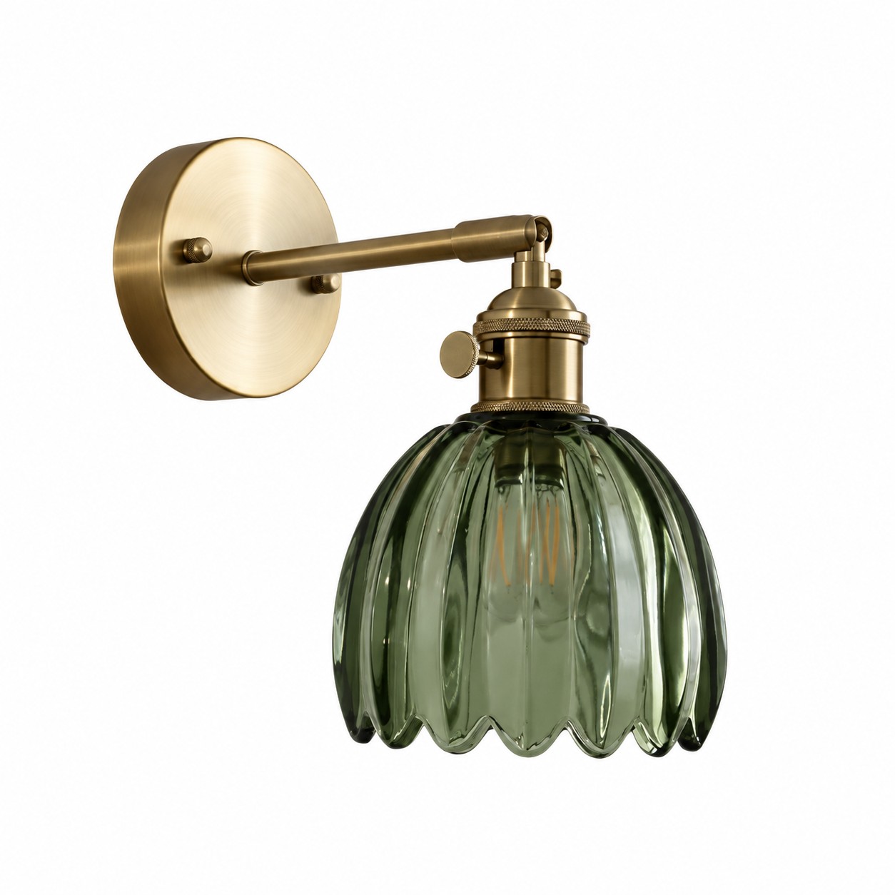 Verre tulipe vert