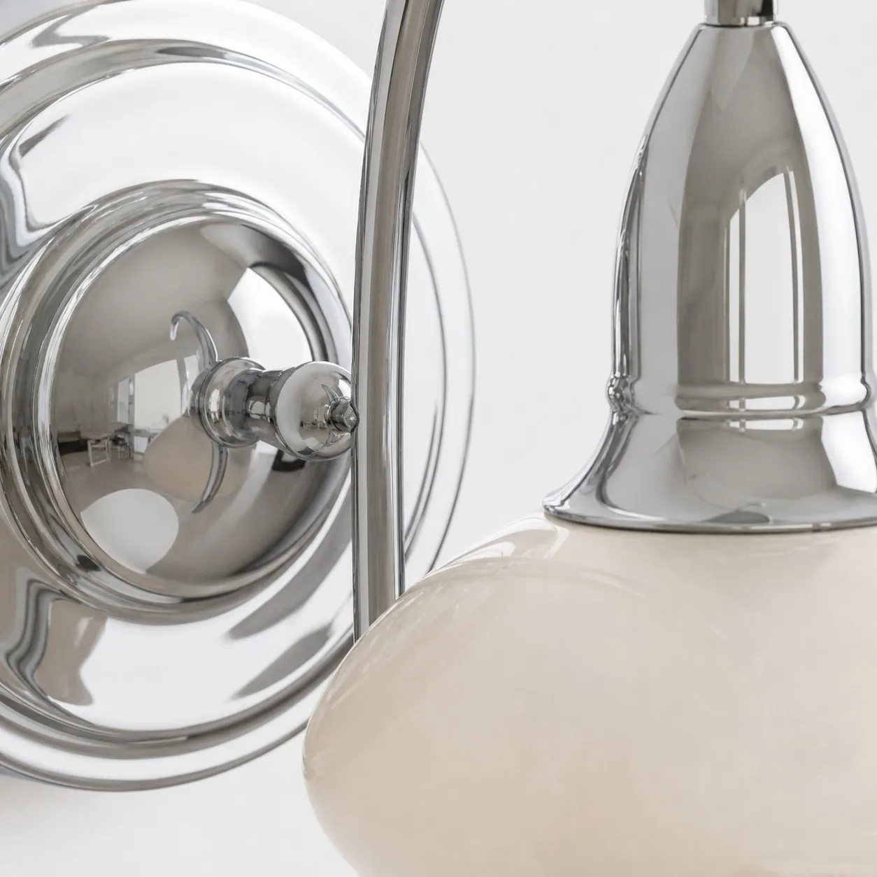 Bauhaus milk coffee glass wall lamp view 6