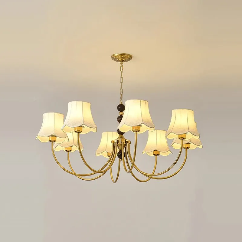 Orchid Fabric Chandelier - Vakkerlight