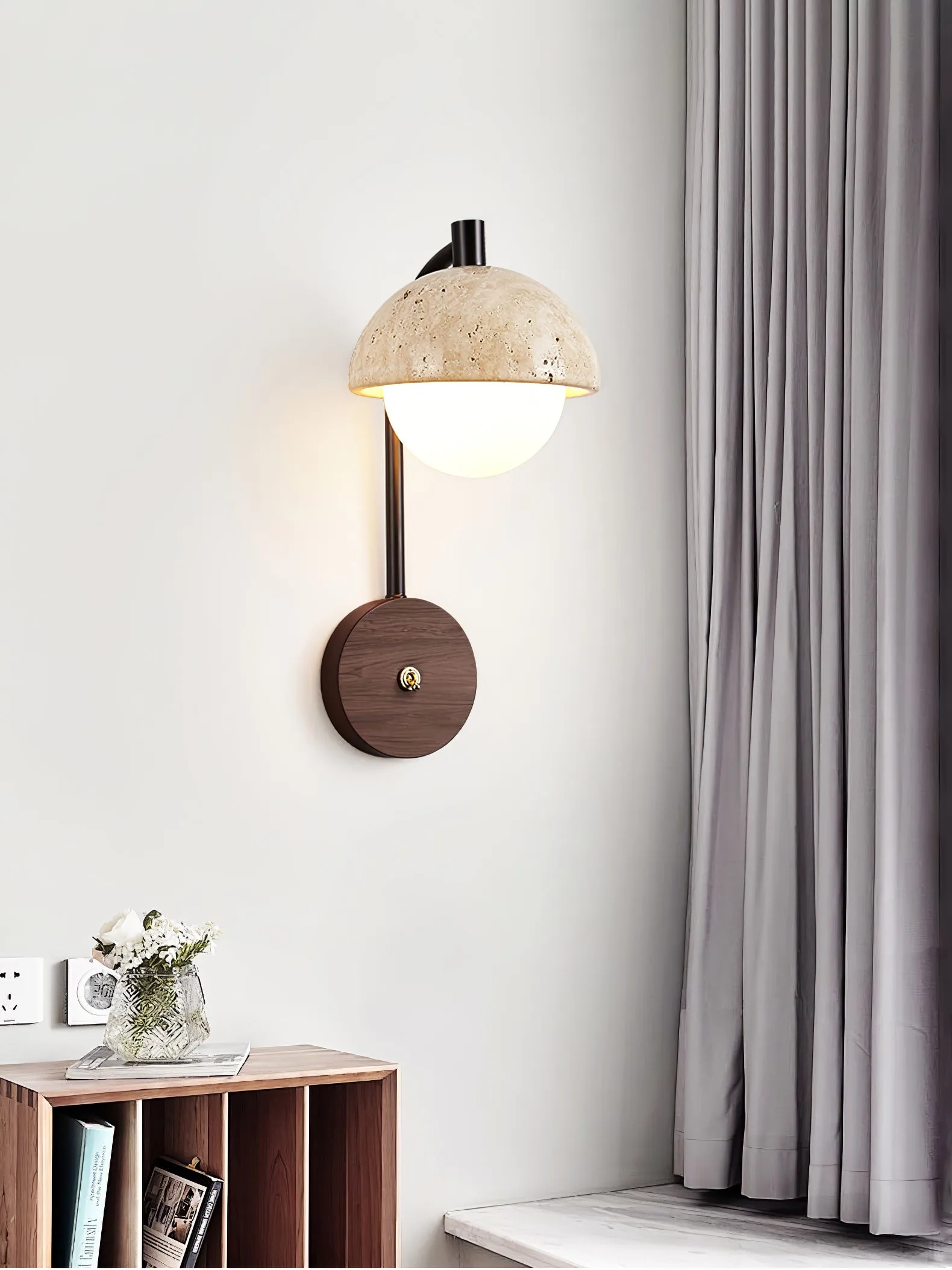 Arco Travertine Wall Lamp - Vakkerlight