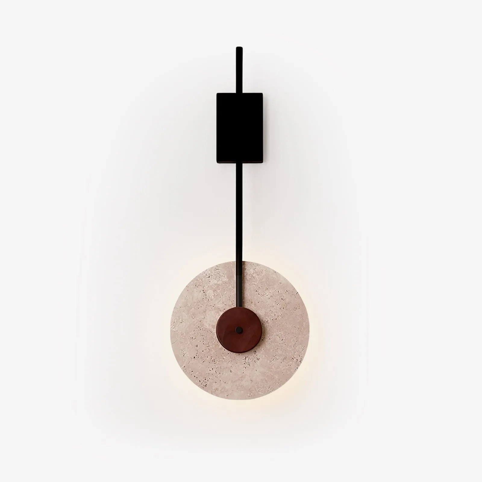 Disc Travertine Wall Lamp - Vakkerlight