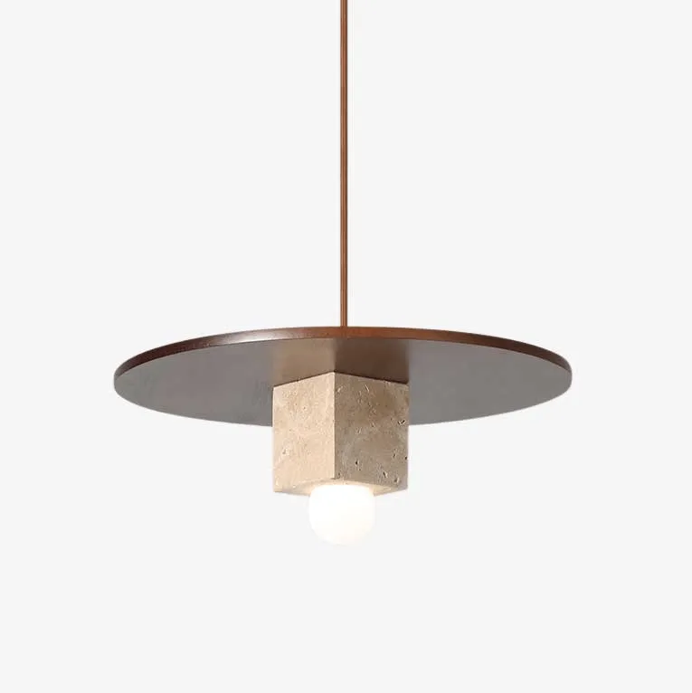 Tondo Stone Disc Pendant Light - Vakkerlight