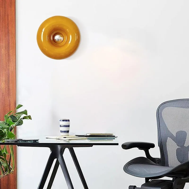 Decorative Glass Donut Table Lamp Wall Sconce S23