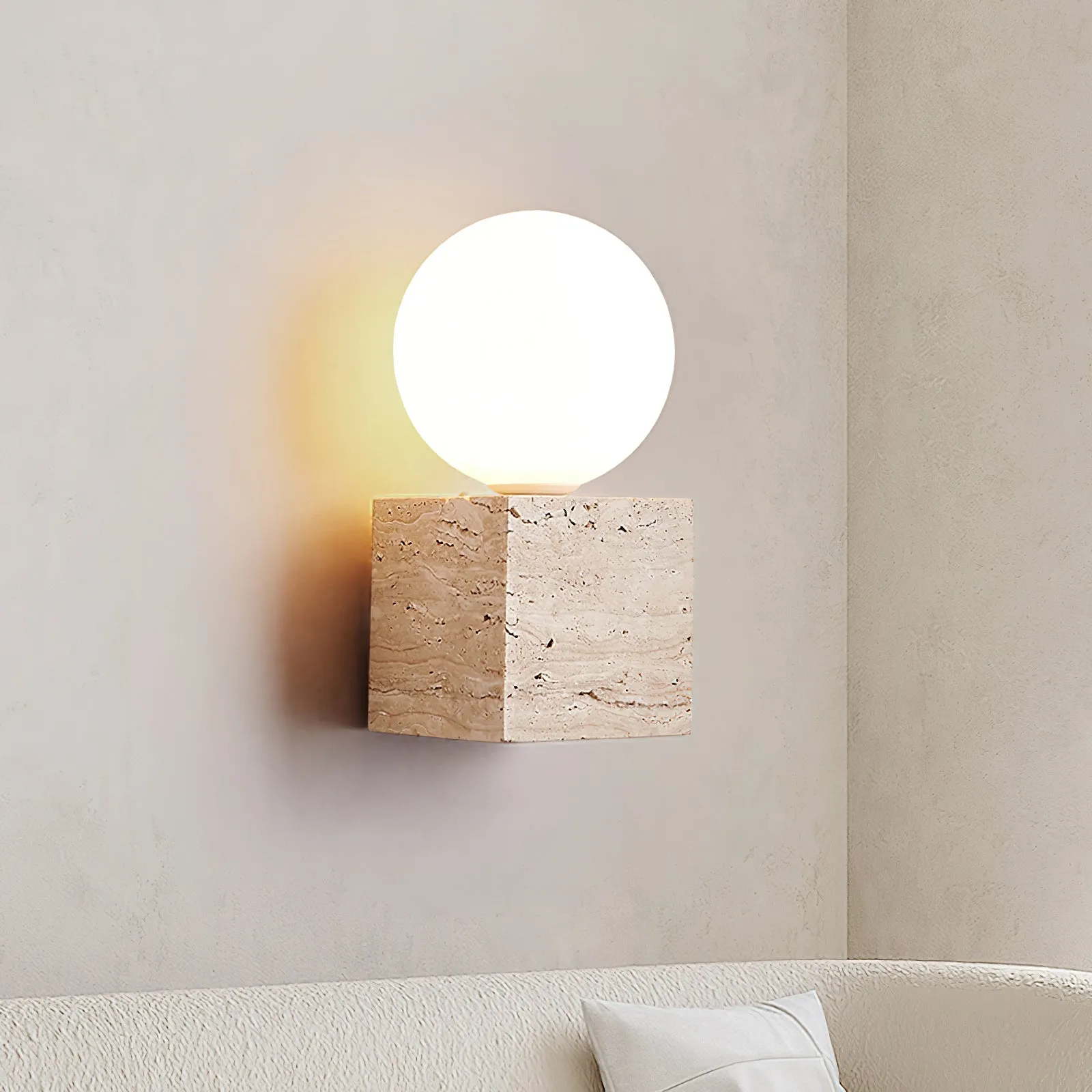 Cube Stone Wall Lamp - Vakkerlight