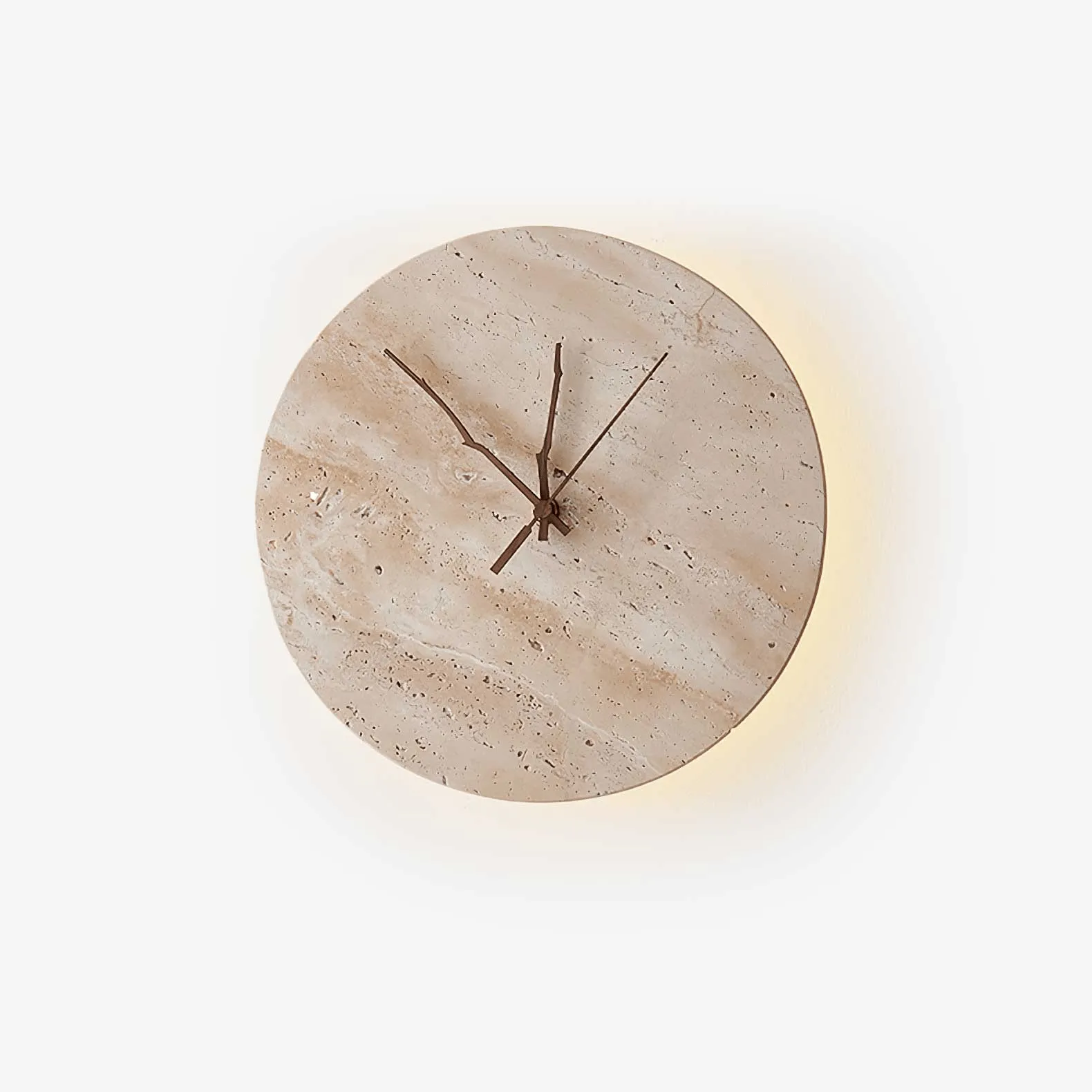 Clock Travertine Wall Lamp - Vakkerlight