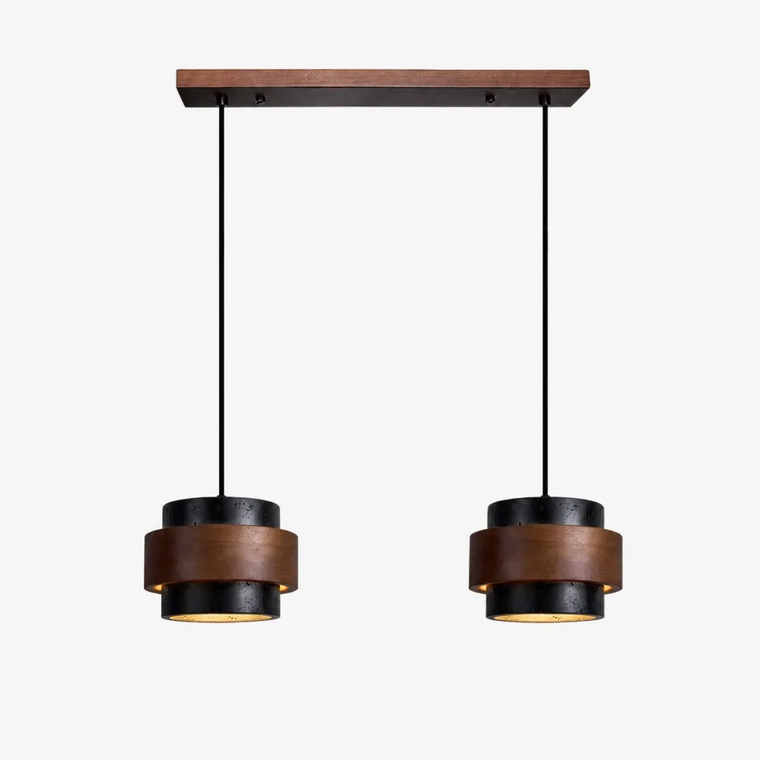 Black and Walnut · Straight · 2 Heads · Linear