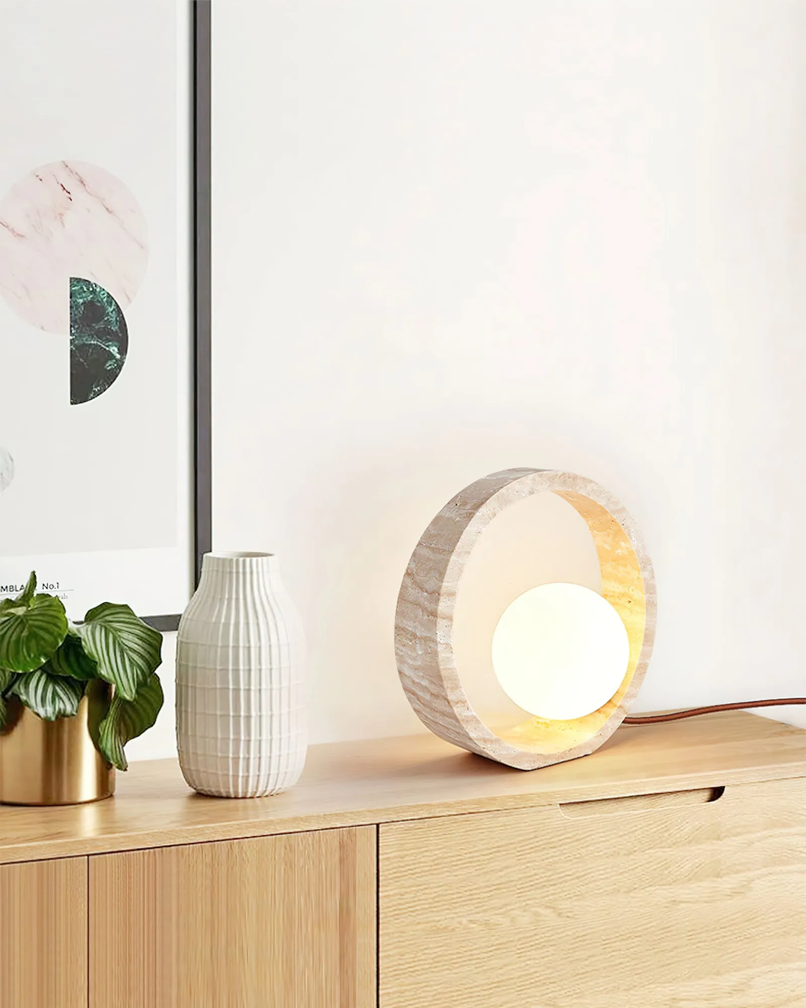 Q Circle Table Lamp - Vakkerlight