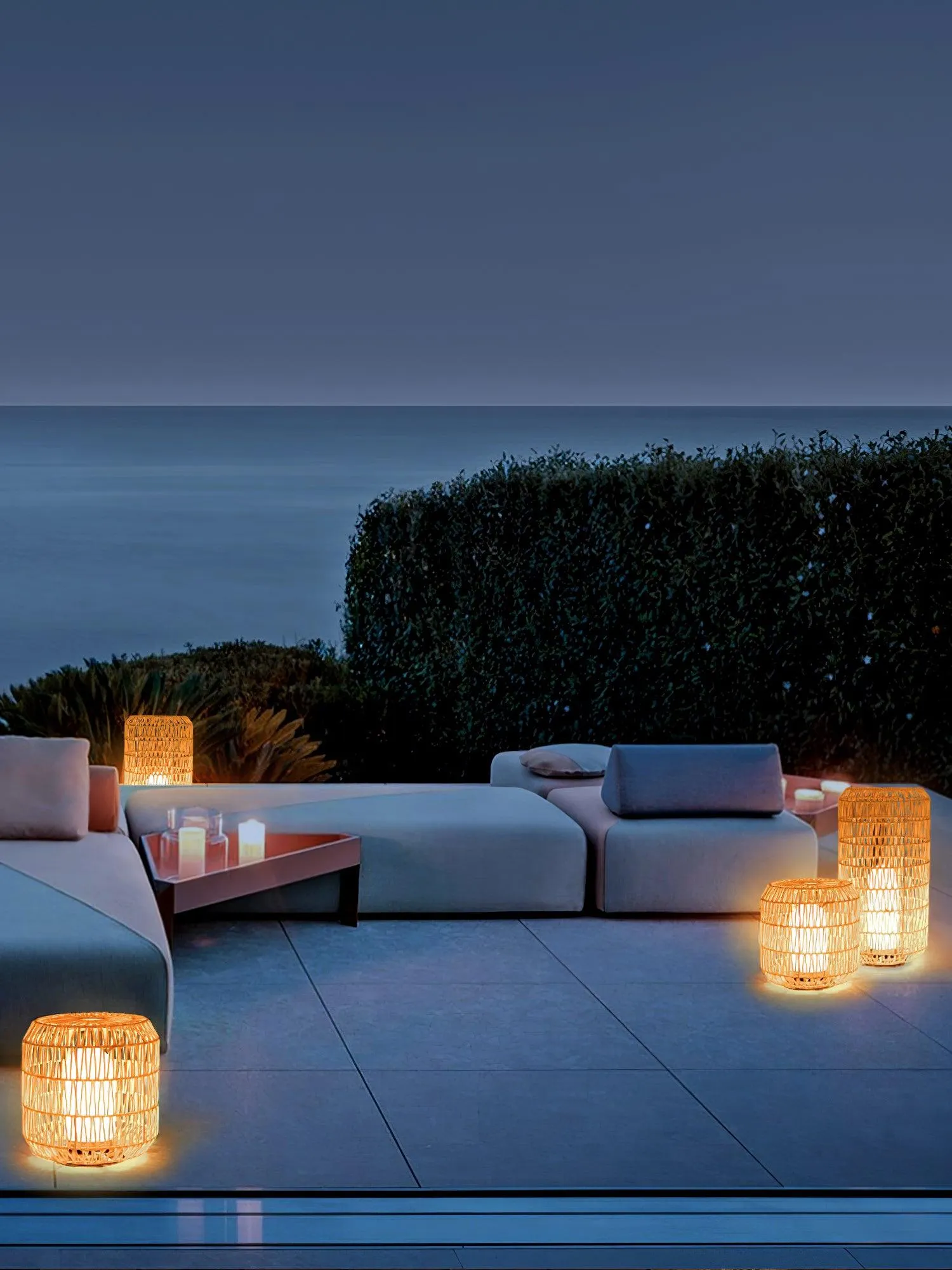 Woven Rattan Outdoor Lamp - Vakkerlight