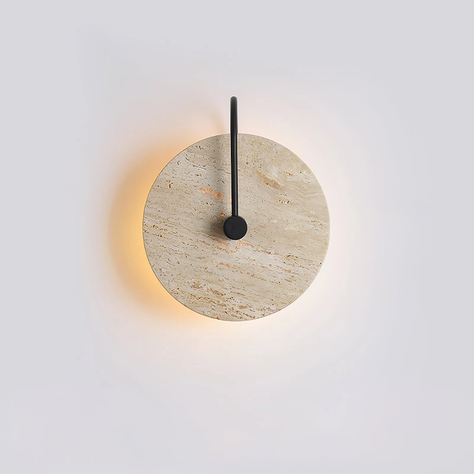 Round Travertine Wall Lamp - Vakkerlight