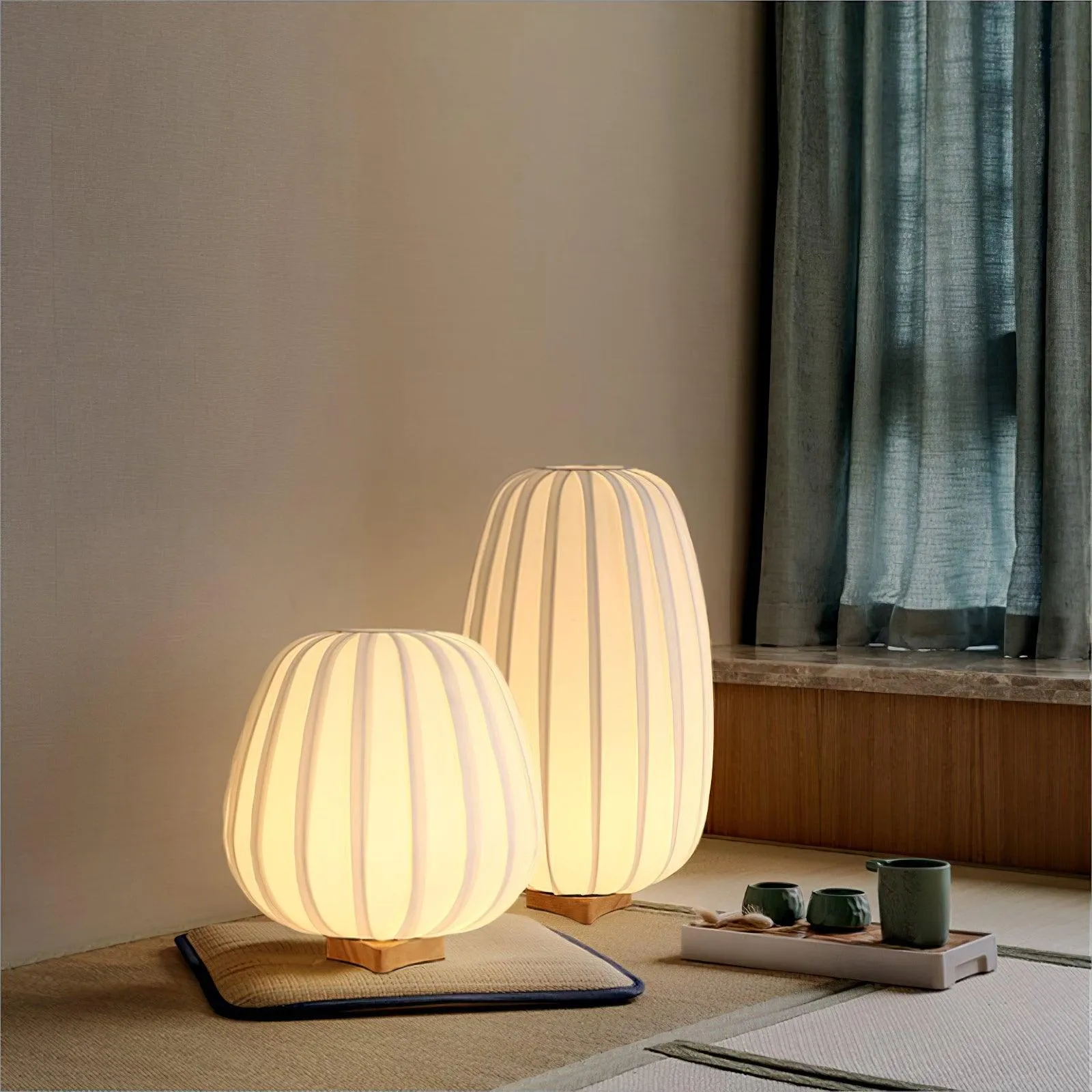 Fabric Minimalist Table Lamp - Vakkerlight