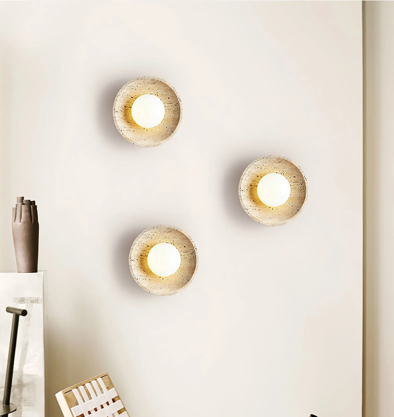 Stone Eclipse Plug - in Wall Light - Vakkerlight