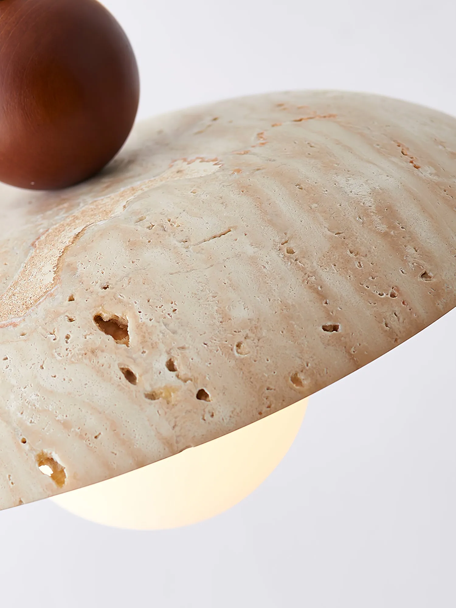 Soluna Travertine Pendant Light - Vakkerlight