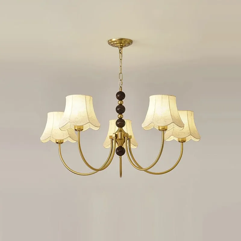 Orchid Fabric Chandelier - Vakkerlight