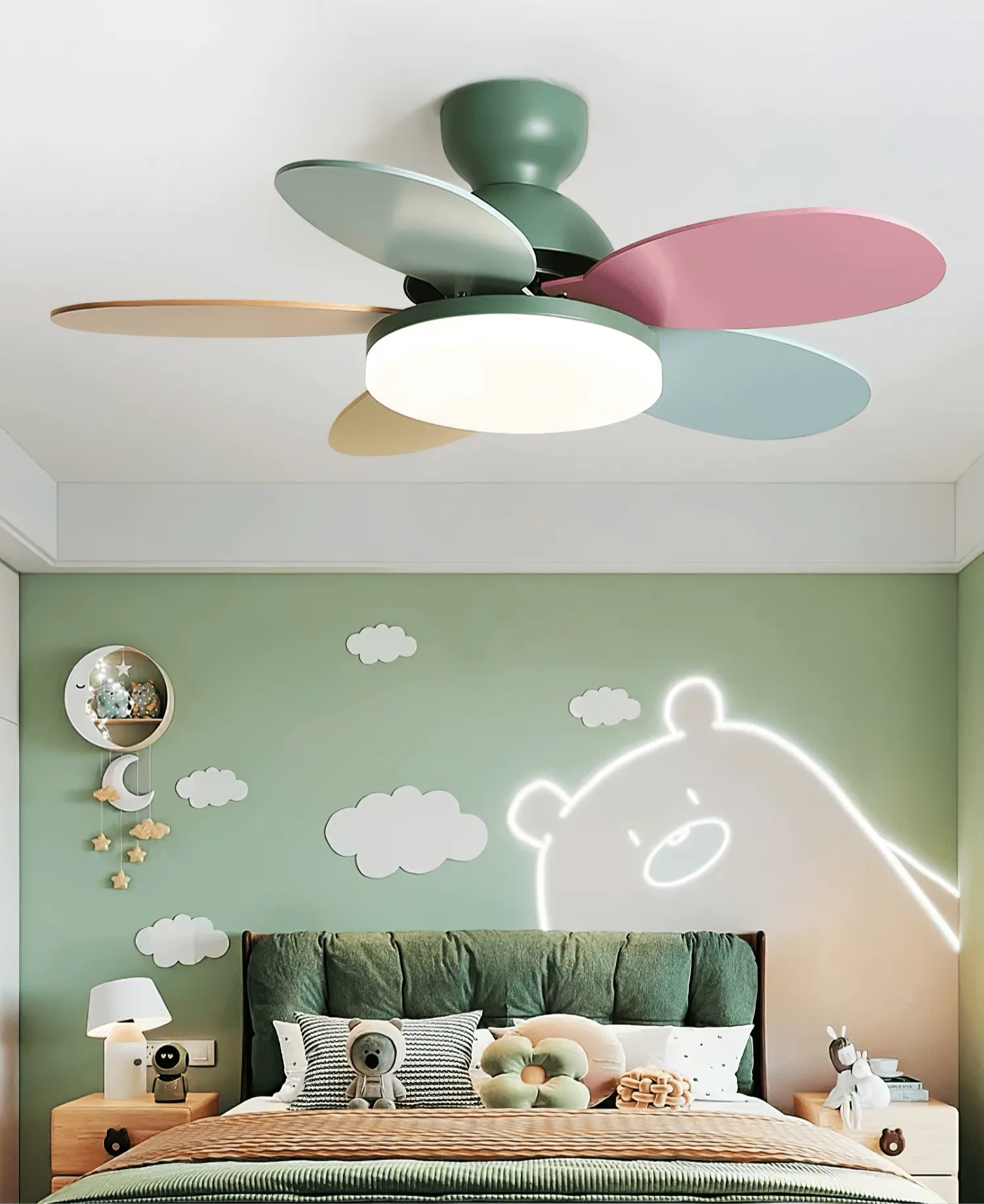 Petalo Ceiling Fan Light - Vakkerlight