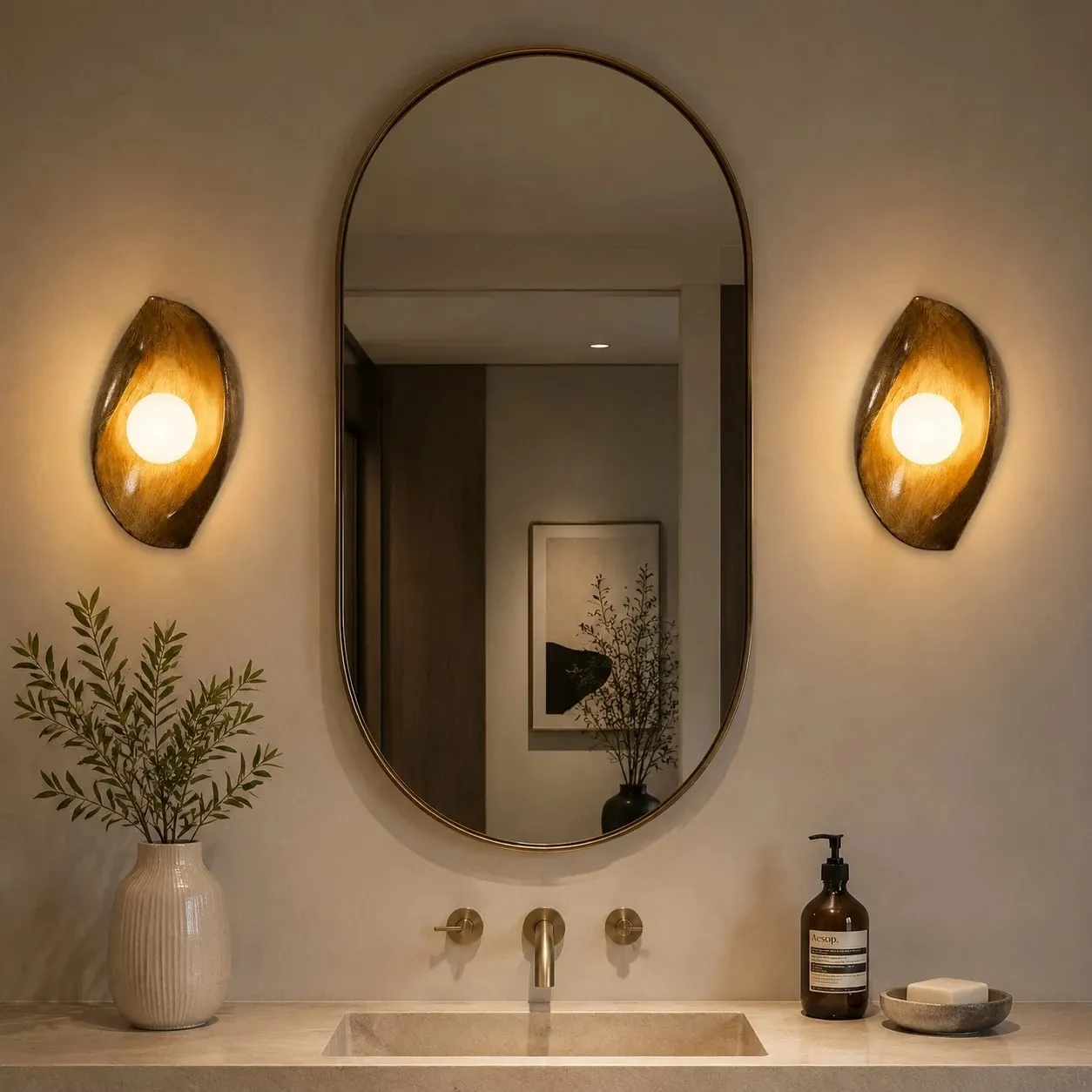 wall sconce room scene