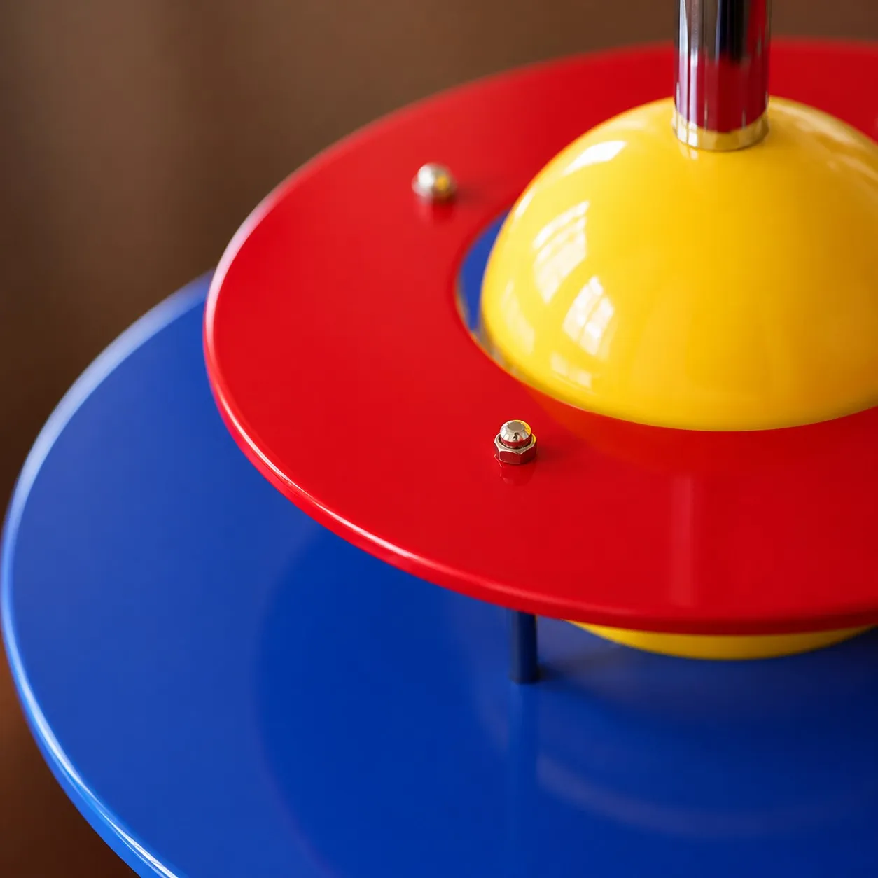 Bauhaus color block pendant light