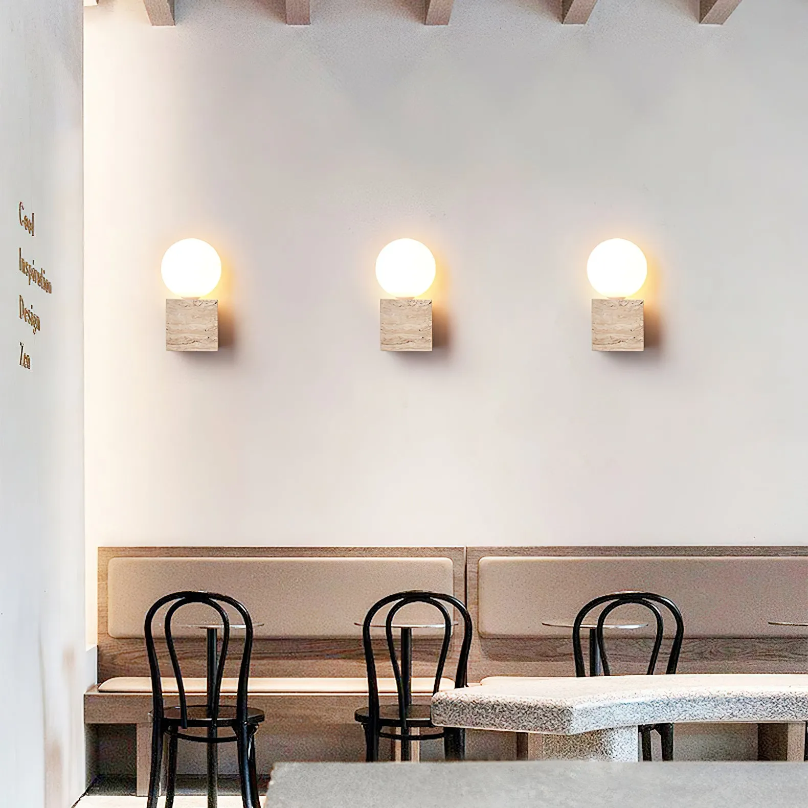 Cube Stone Wall Lamp - Vakkerlight