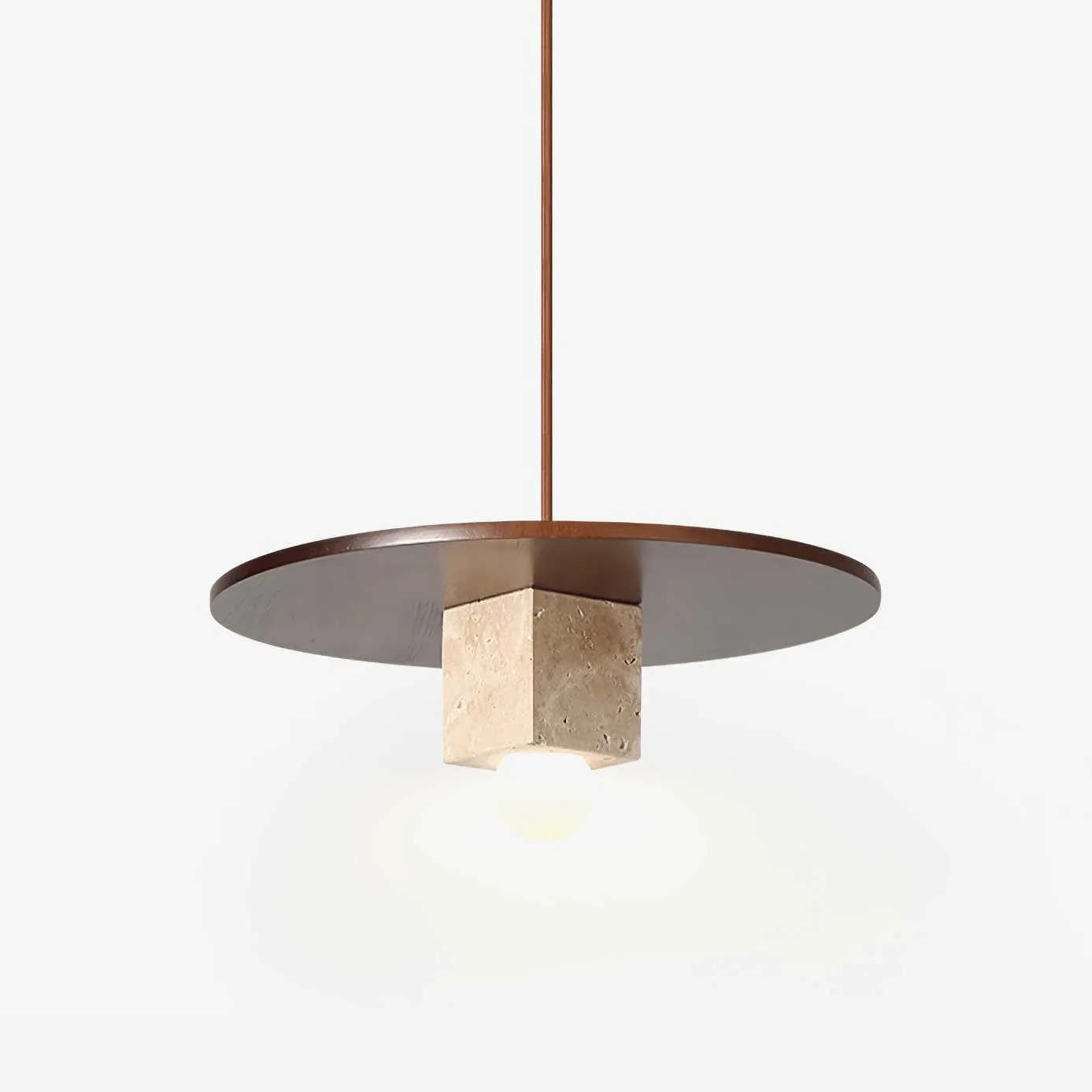 Tondo Stone Disc Pendant Light - Vakkerlight
