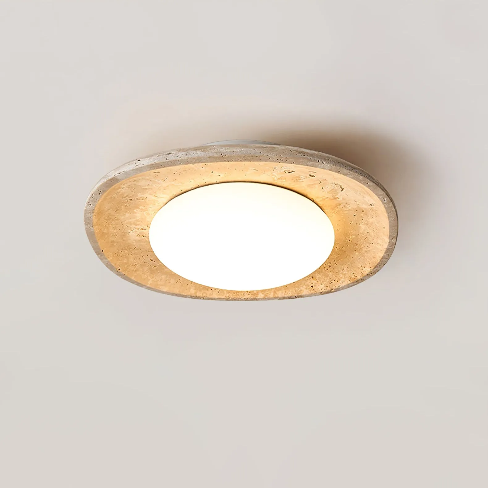 Luma Travertine Ceiling Light - Vakkerlight
