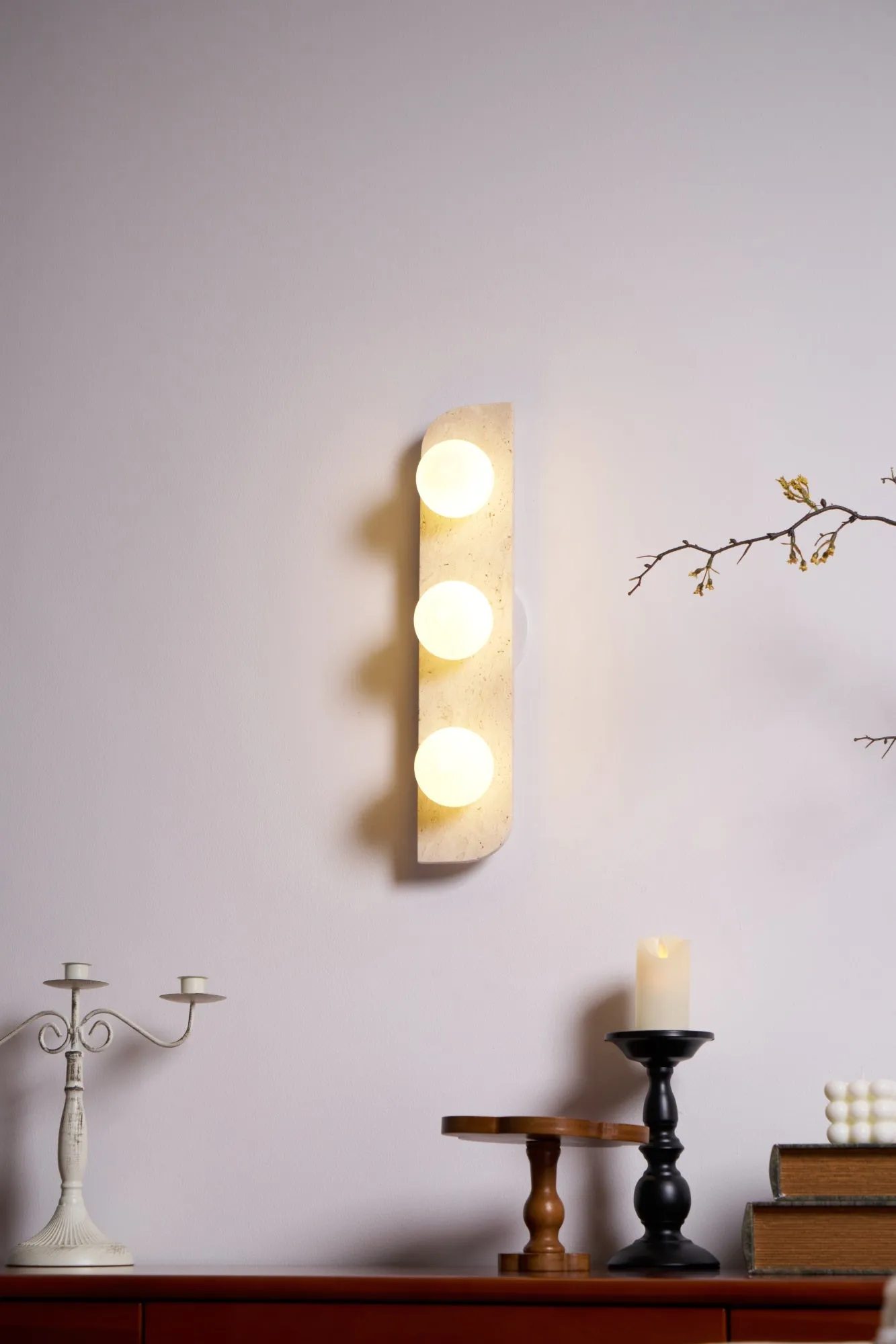 Elysian Travertine Wall Light - Vakkerlight
