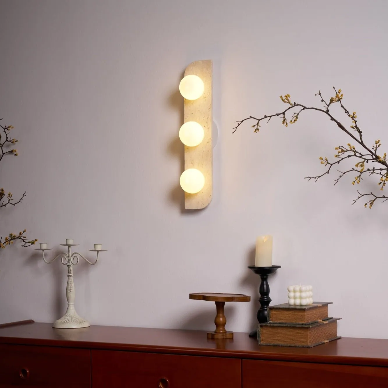 Elysian Travertine Wall Light - Vakkerlight