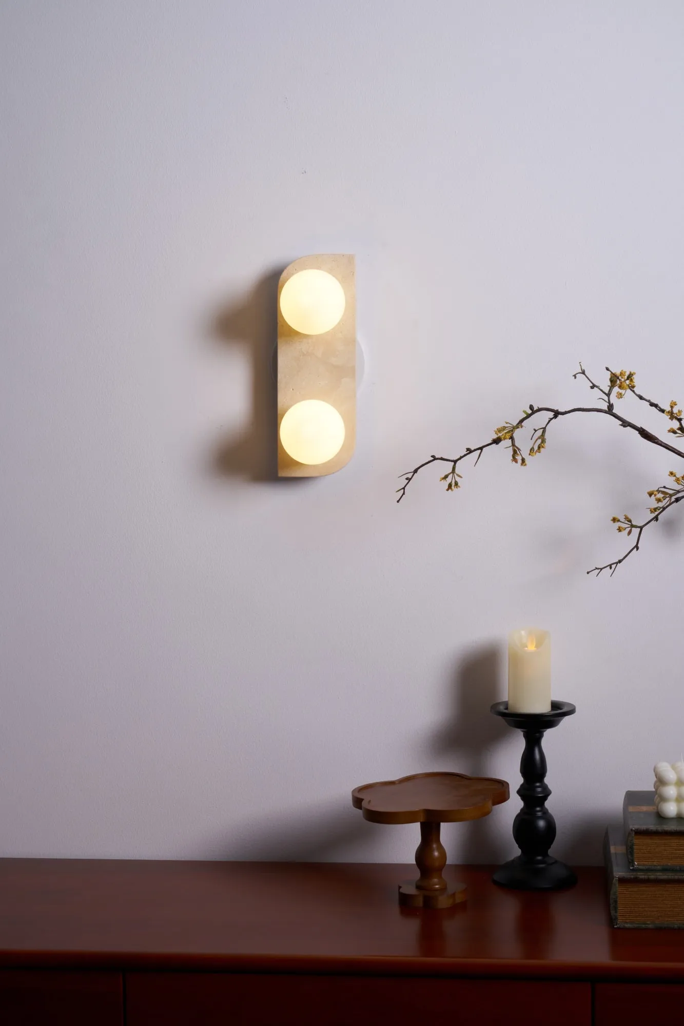Elysian Travertine Wall Light - Vakkerlight