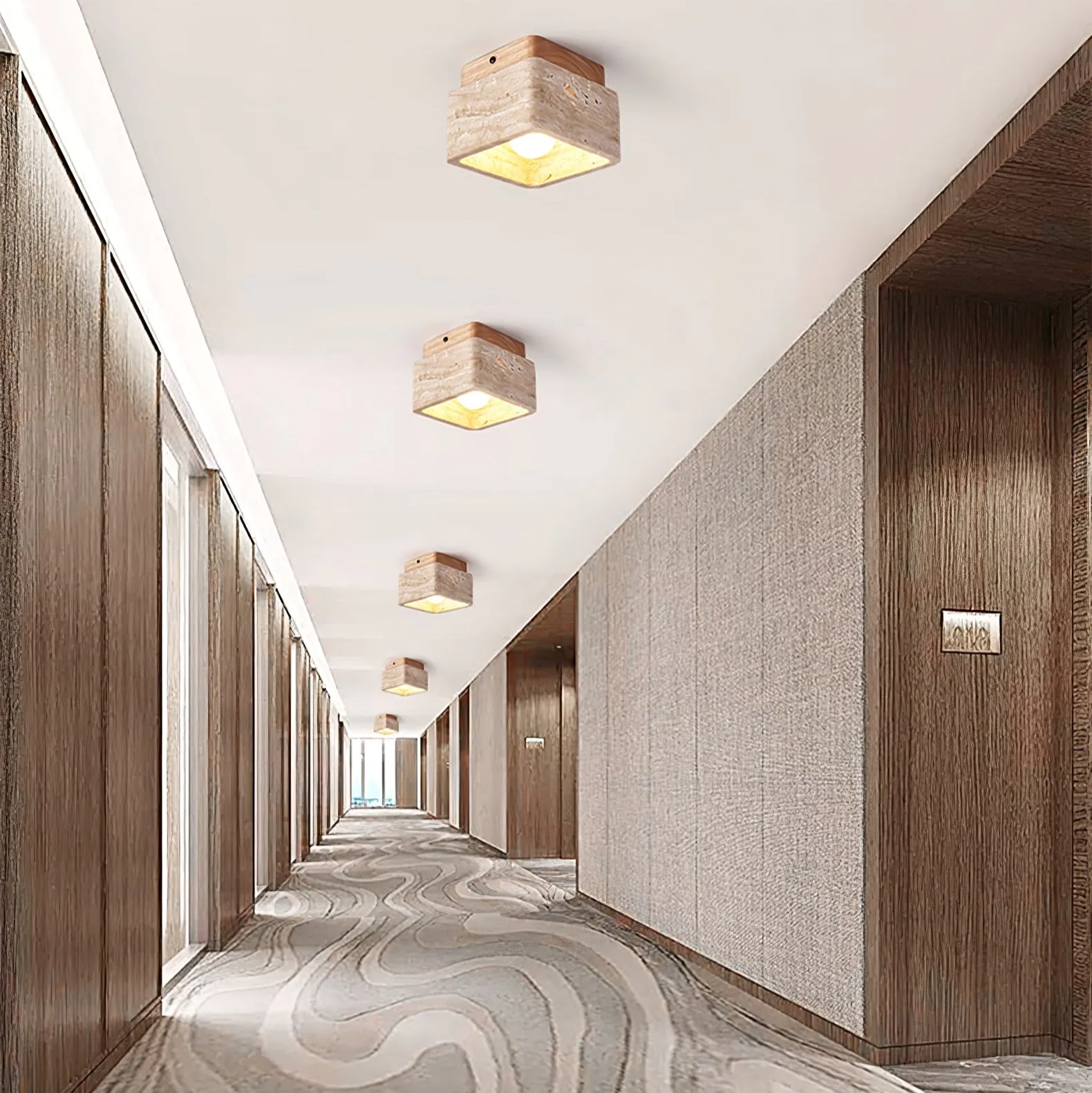 Terra Block Ceiling Light - Vakkerlight