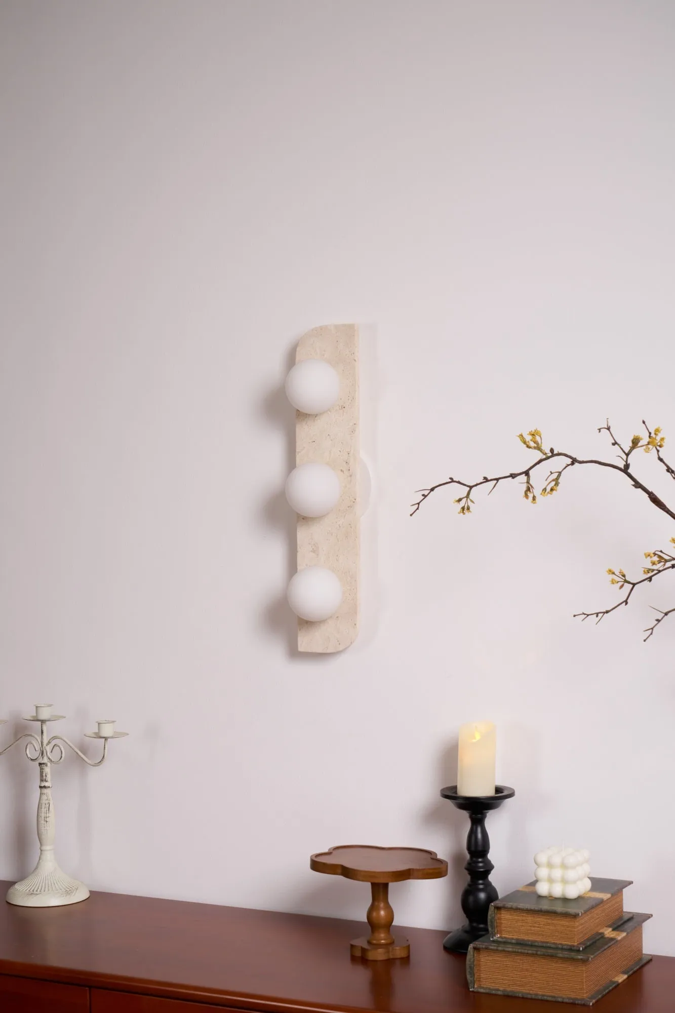 Elysian Travertine Wall Light - Vakkerlight