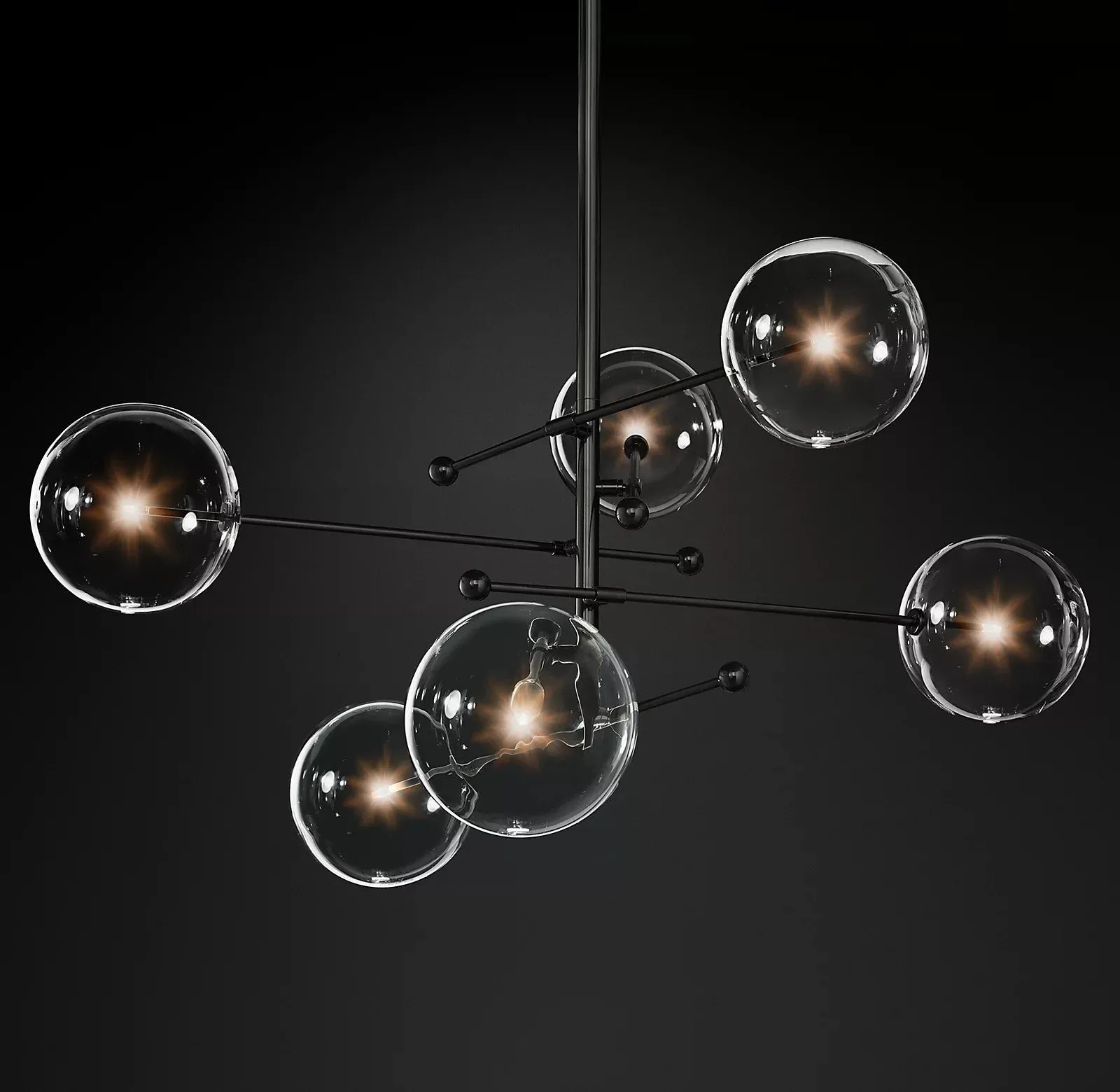 Glass Globe Mobile Chandelier - Vakkerlight