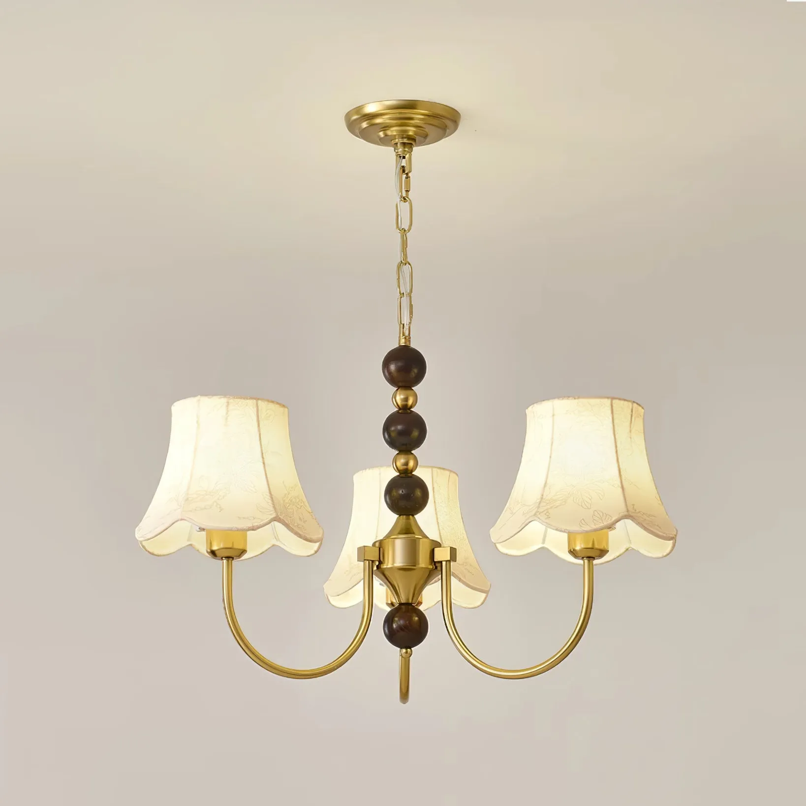 Orchid Fabric Chandelier - Vakkerlight