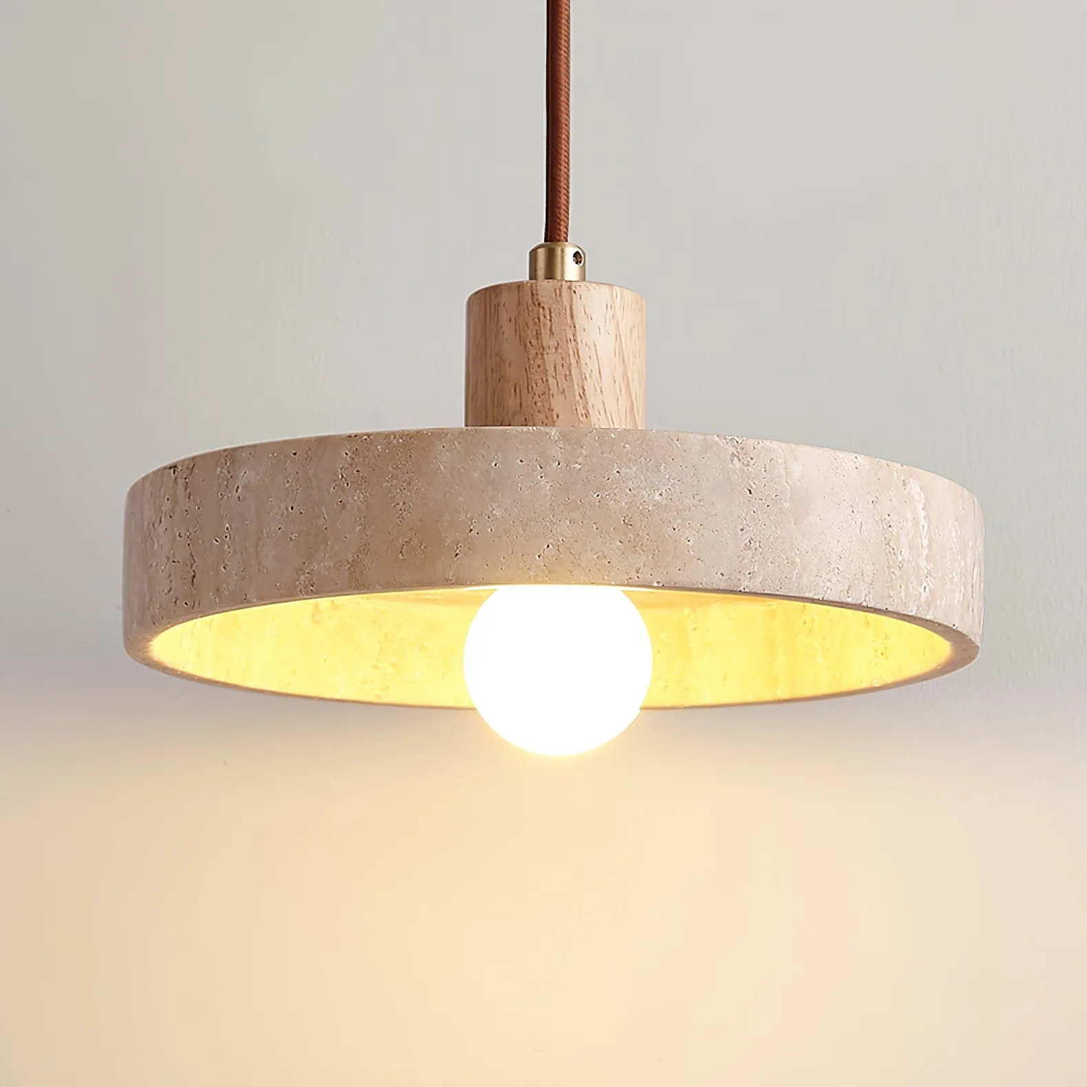 Piedra Travertine Pendant Light - Vakkerlight