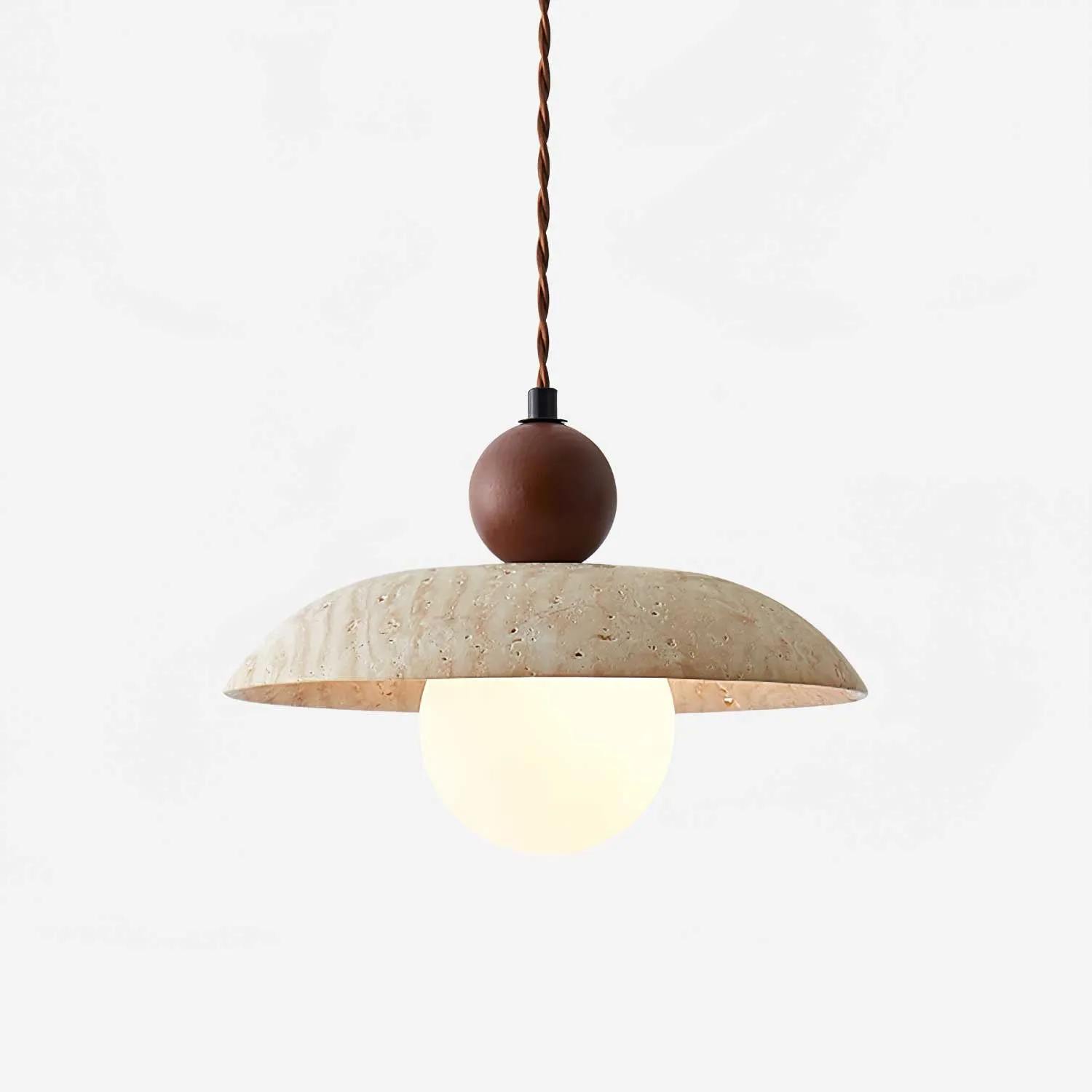 Soluna Travertine Pendant Light - Vakkerlight