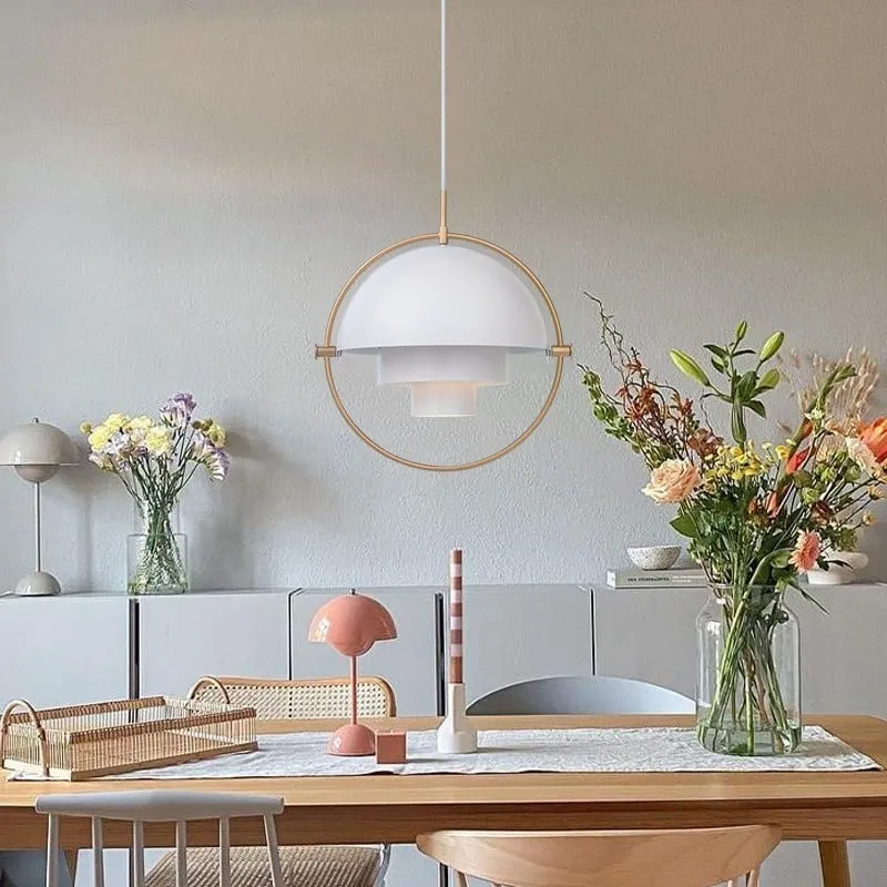 Danish Rotatable Metal Pendant Light S7
