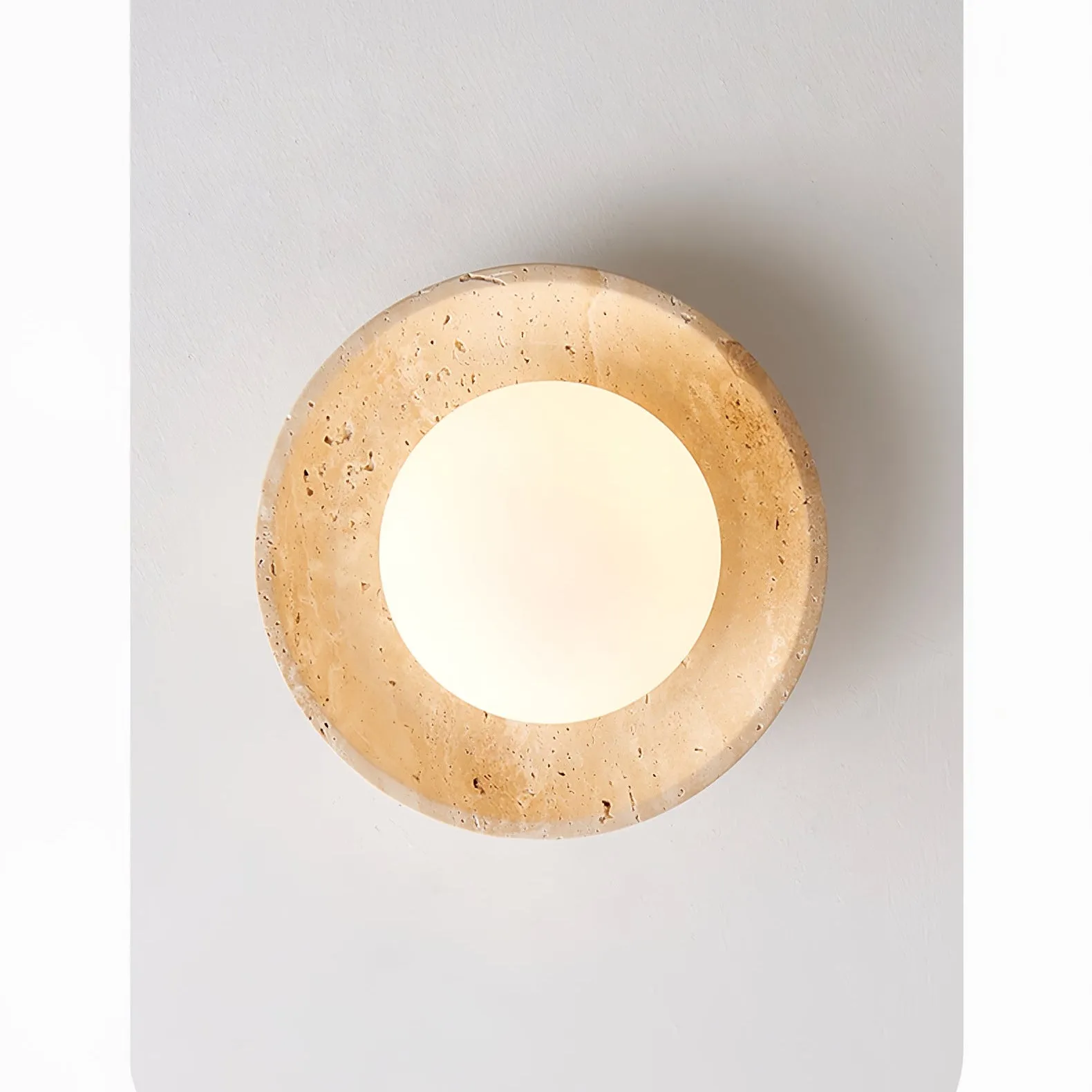 Lunaro Travertine Ceiling Lamp - Vakkerlight